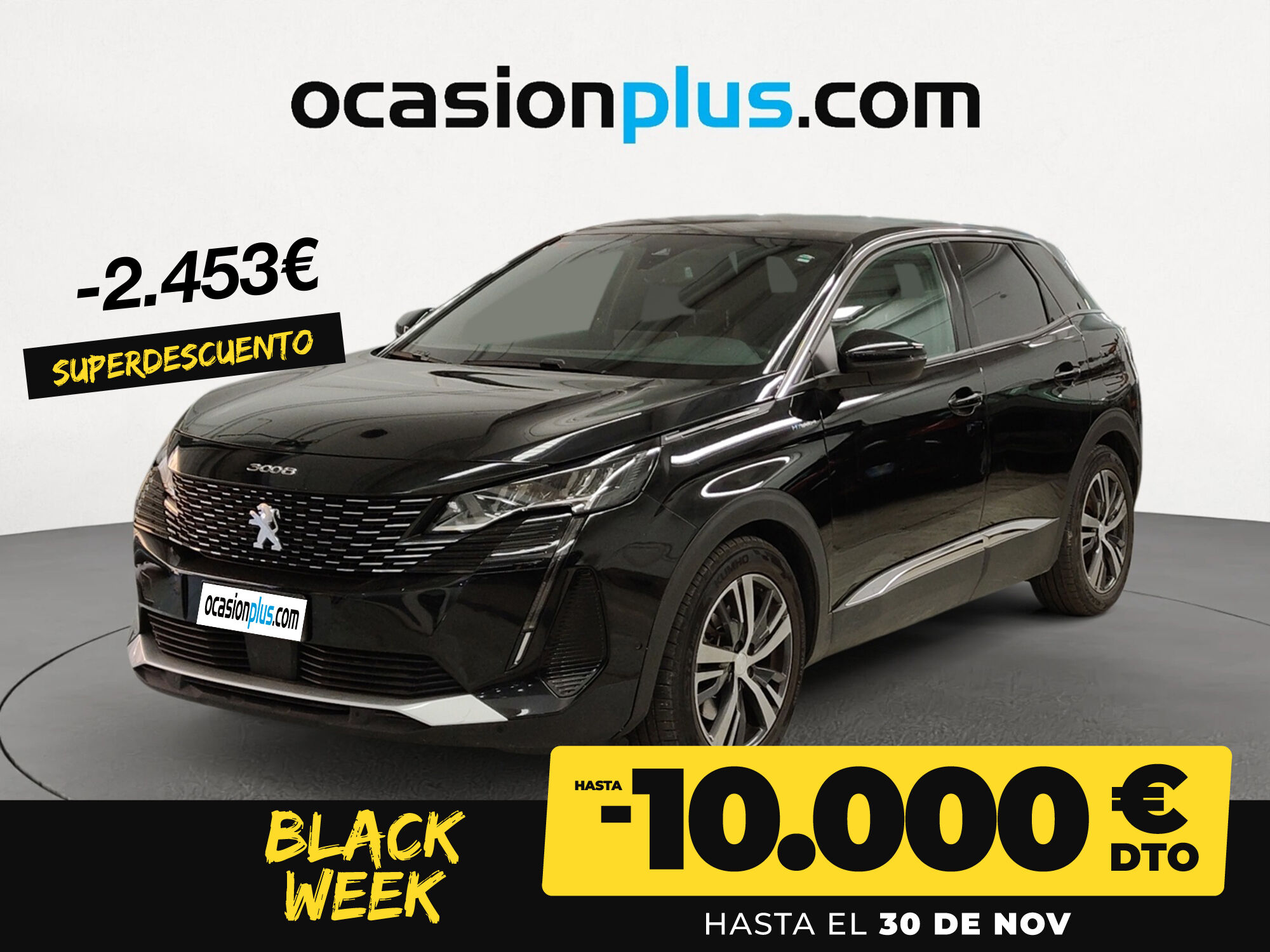 PEUGEOT 3008 (Hybrid 300 Allure Pack e-EAT8 221 kW (300 CV)) en Madrid