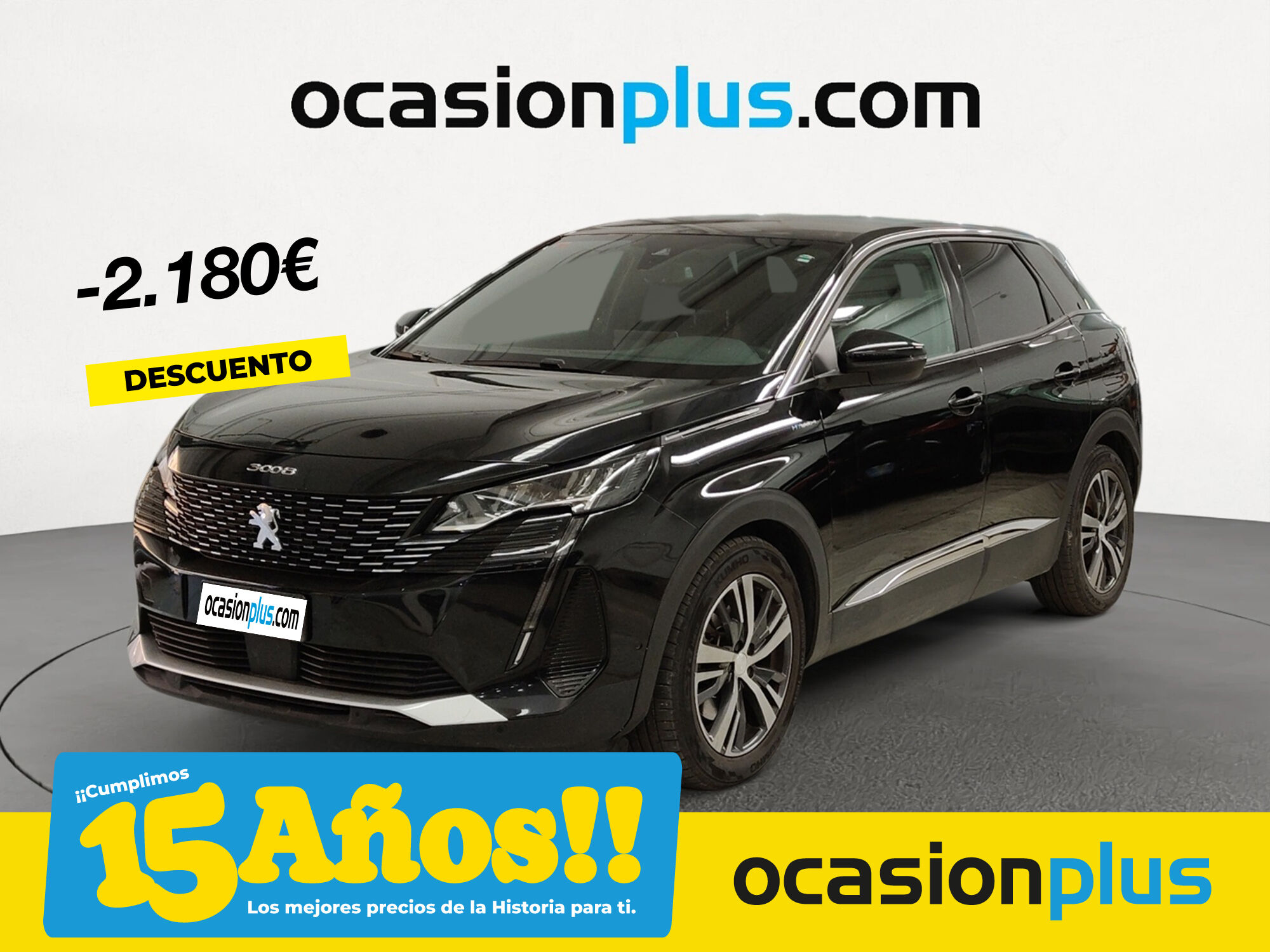 PEUGEOT 3008 (Hybrid 300 Allure Pack e-EAT8 221 kW (300 CV)) en Madrid