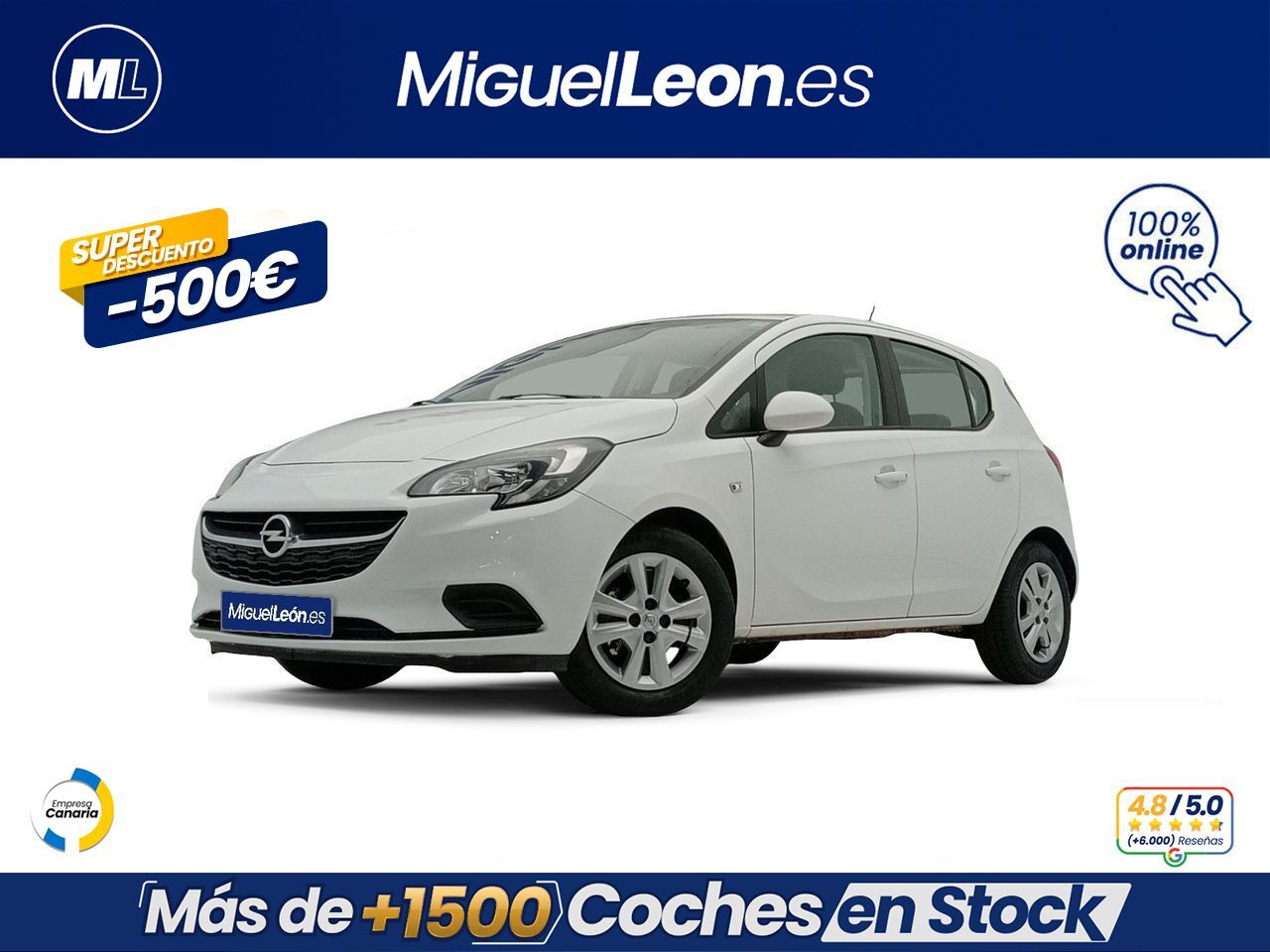 OPEL Corsa (1.4 66kW (90CV) Selective GLP) en Palmas, Las