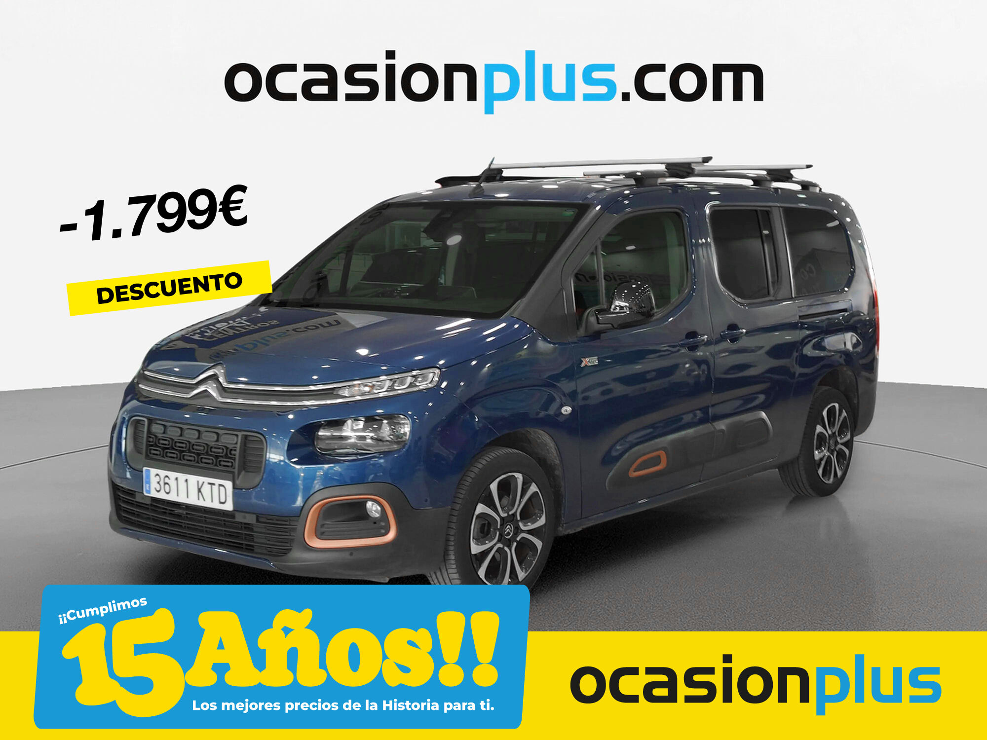 CITROEN Berlingo (BlueHDi 130 S&S Talla XL Shine 96 kW (130 CV)) en Madrid