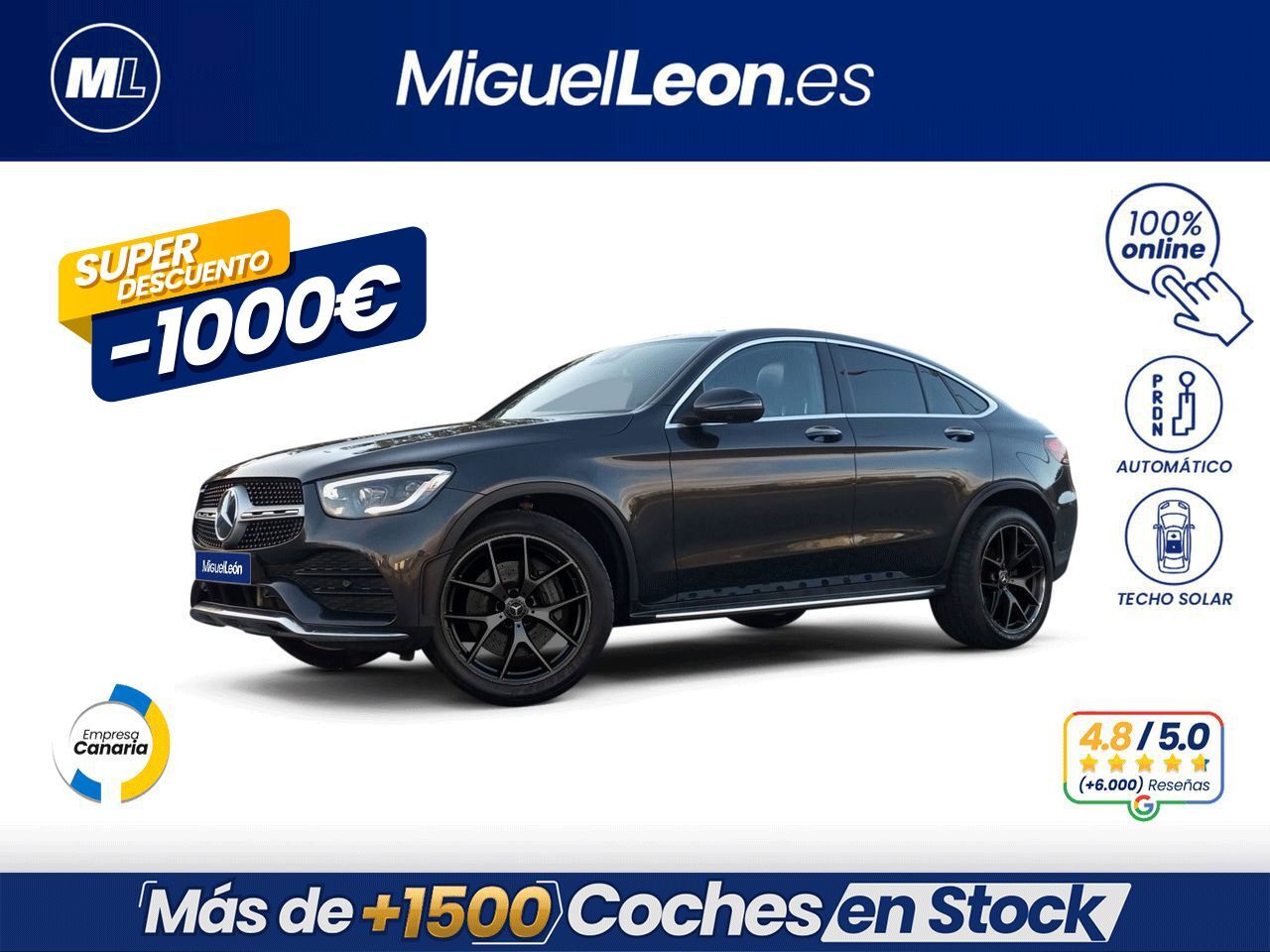 MERCEDES Clase GLC (GLC 300 de 4MATIC) en Palmas, Las