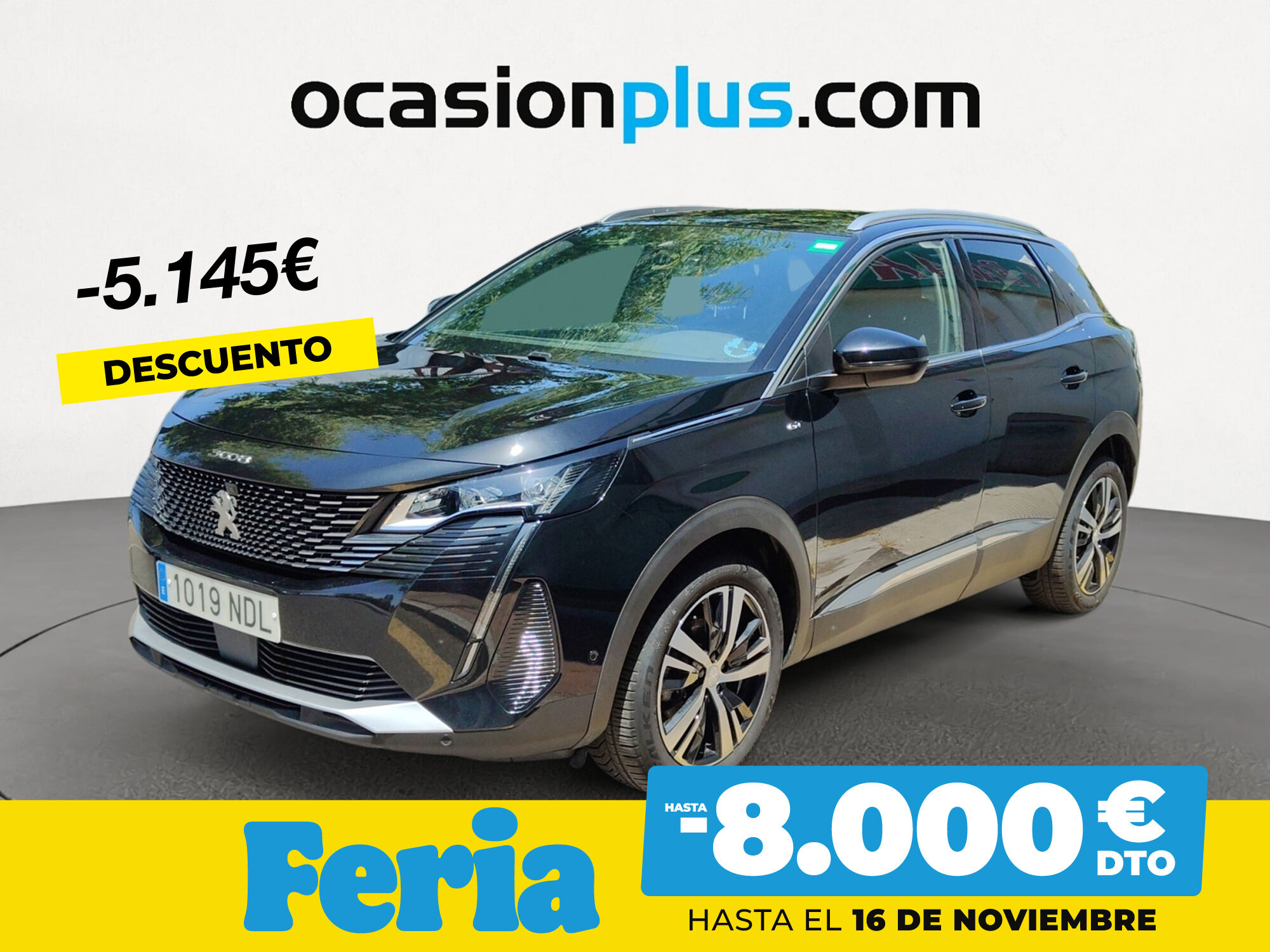 PEUGEOT 3008 (Hybrid GT eDCS6 107 kW (145 CV)) en Madrid