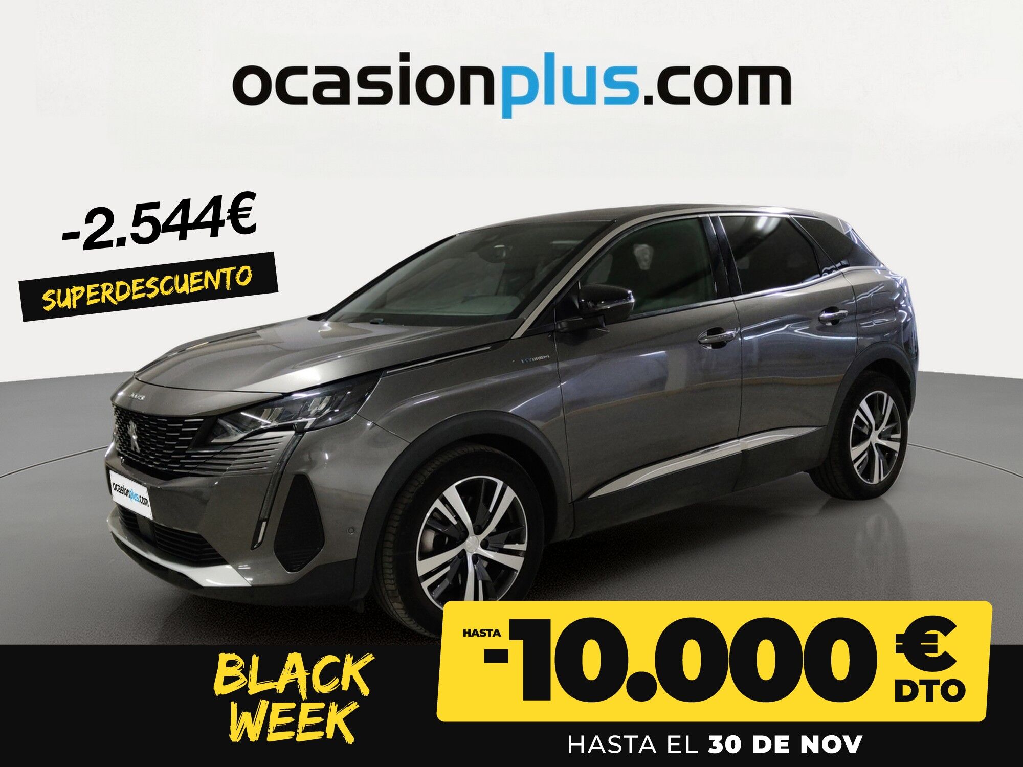 PEUGEOT 3008 (Hybrid 300 Allure Pack e-EAT8 221 kW (300 CV)) en Madrid
