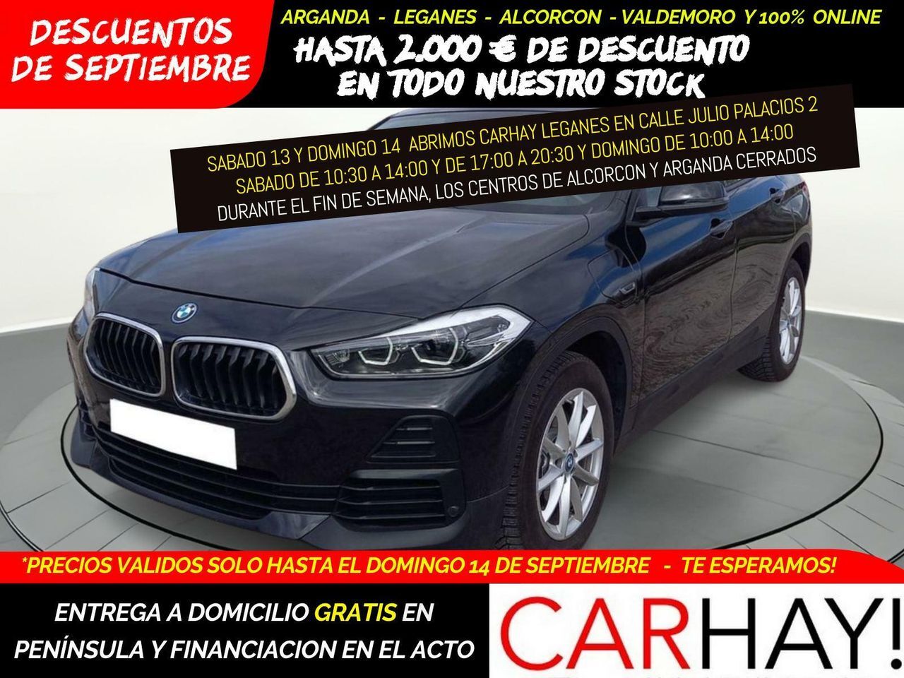 BMW X2 (1.5 IA XDRIVE 25E PHEV OPF AUT) en Madrid