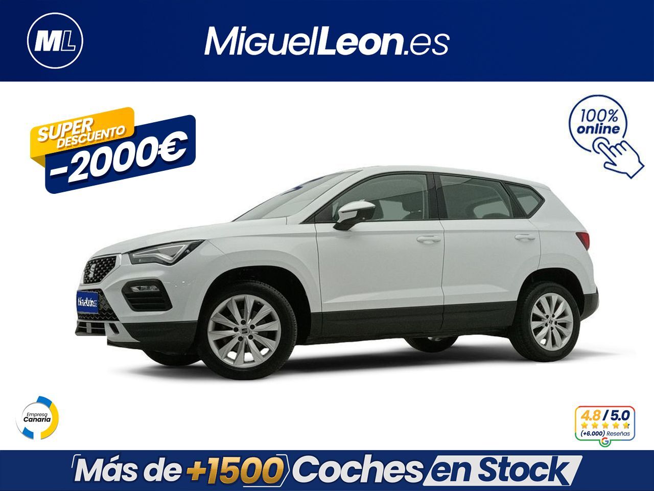 SEAT Ateca (1.0 TSI 81kW (110CV) St&Sp Style Eco) en Palmas, Las