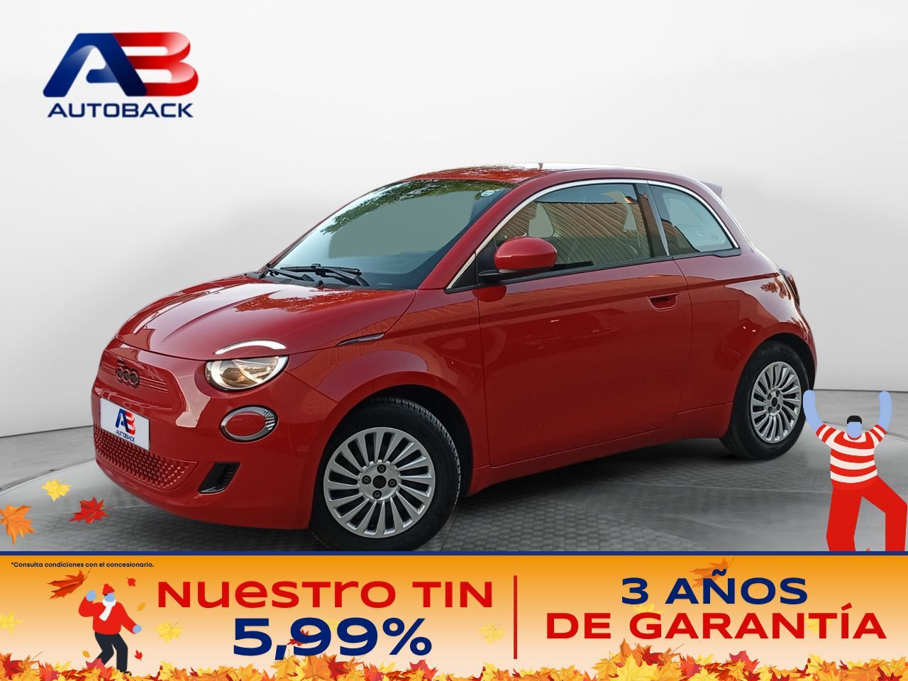 FIAT 500 (Red Hb 320km 85kW (118CV)) en Madrid