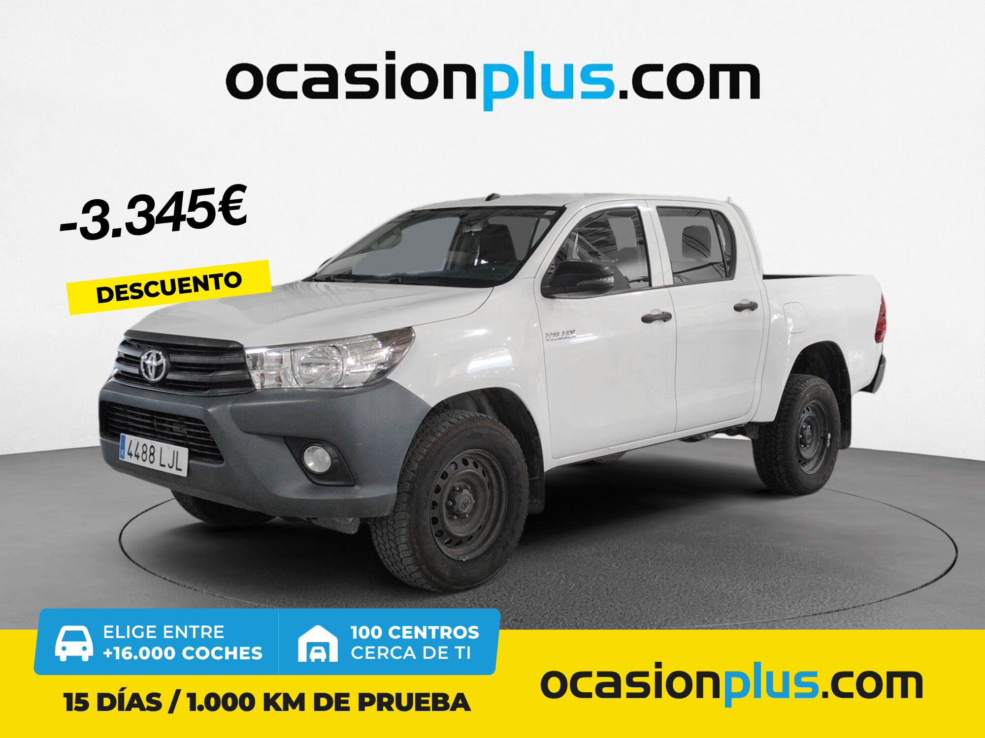 TOYOTA Hilux (2.4 D-4D Doble Cabina GX 110 kW (150 CV)) en Madrid