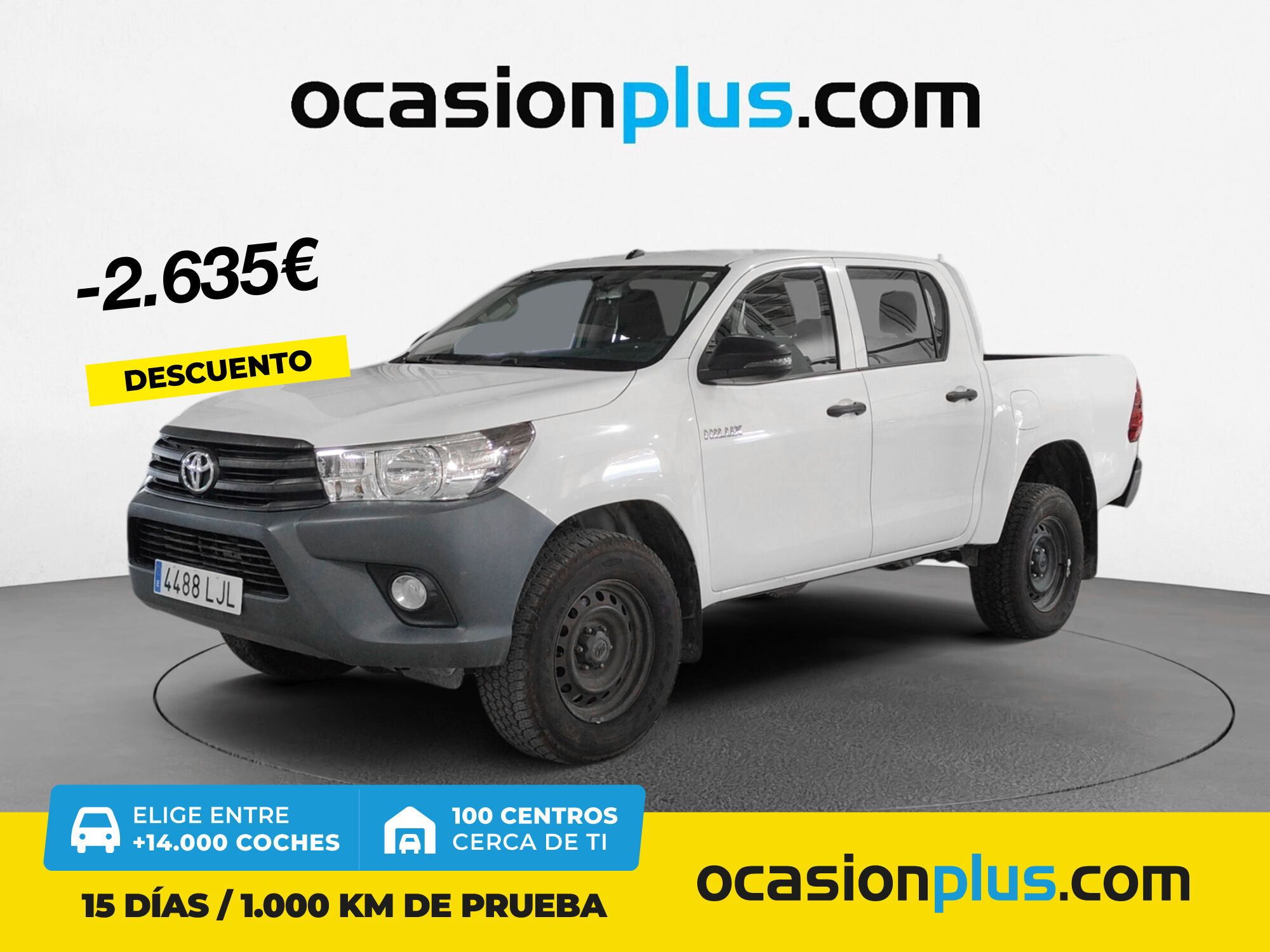 TOYOTA Hilux (2.4 D-4D Doble Cabina GX 110 kW (150 CV)) en Madrid
