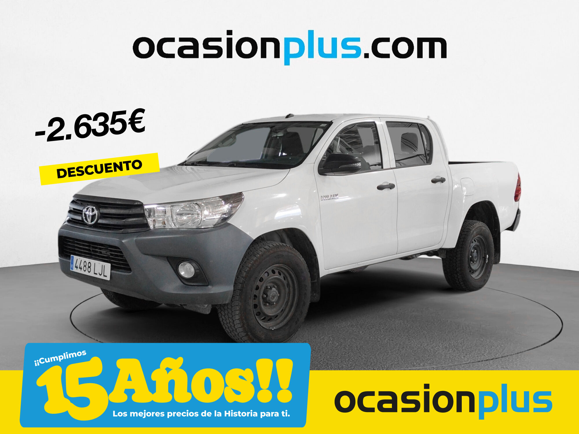 TOYOTA Hilux (2.4 D-4D Doble Cabina GX 110 kW (150 CV)) en Madrid
