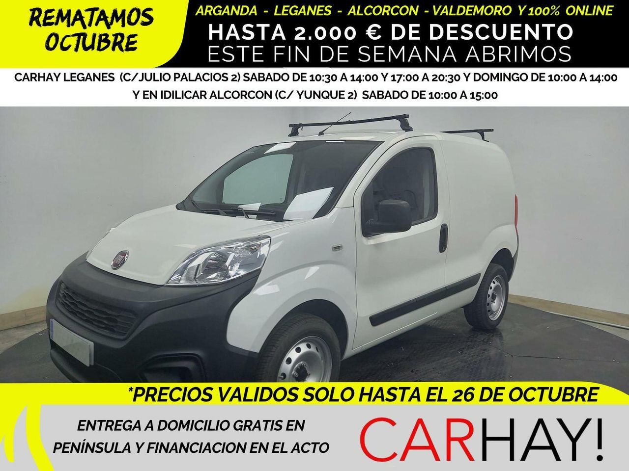 FIAT Fiorino (FIAT FIORINO CARGO 1.4 GNC) en Madrid