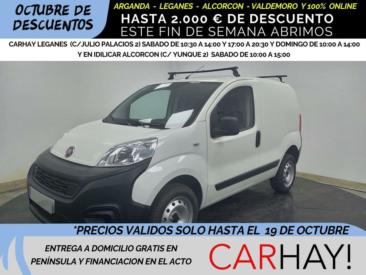 FIAT Fiorino (FIAT FIORINO CARGO 1.4 GNC) en Madrid