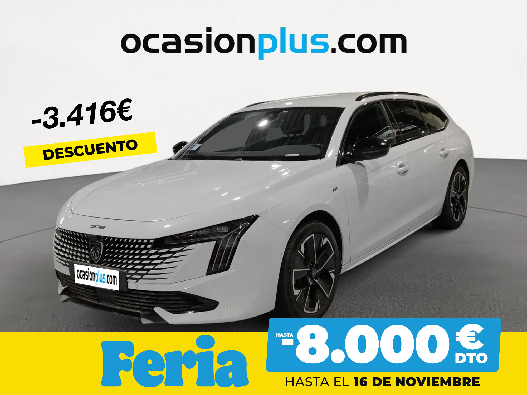 PEUGEOT 508 (BlueHDi 130 S&S GT EAT8 96 kW (130 CV)) en Madrid