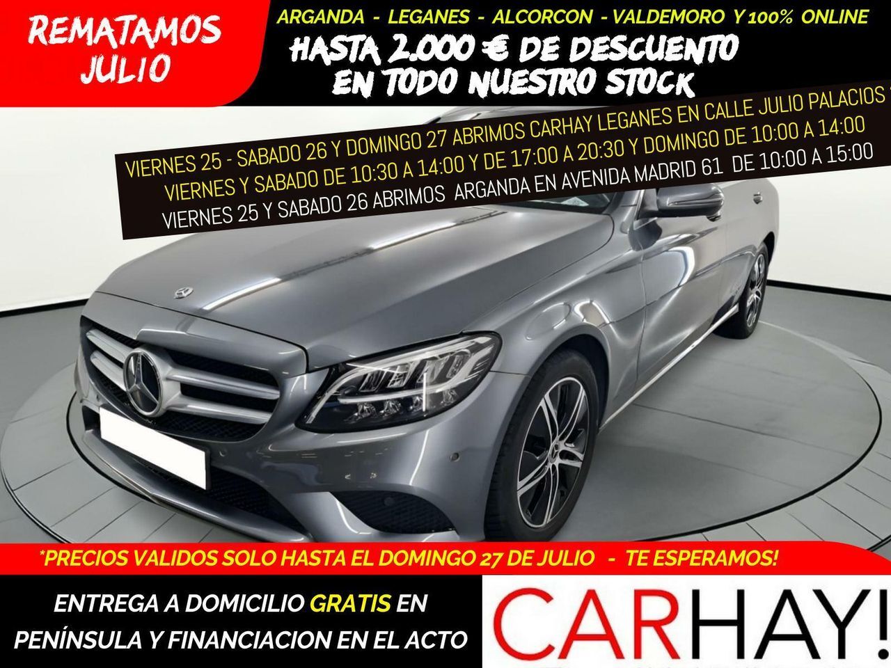 MERCEDES Clase C (200 D BUSINESS SOLUTION AVANTGARDE) en Madrid