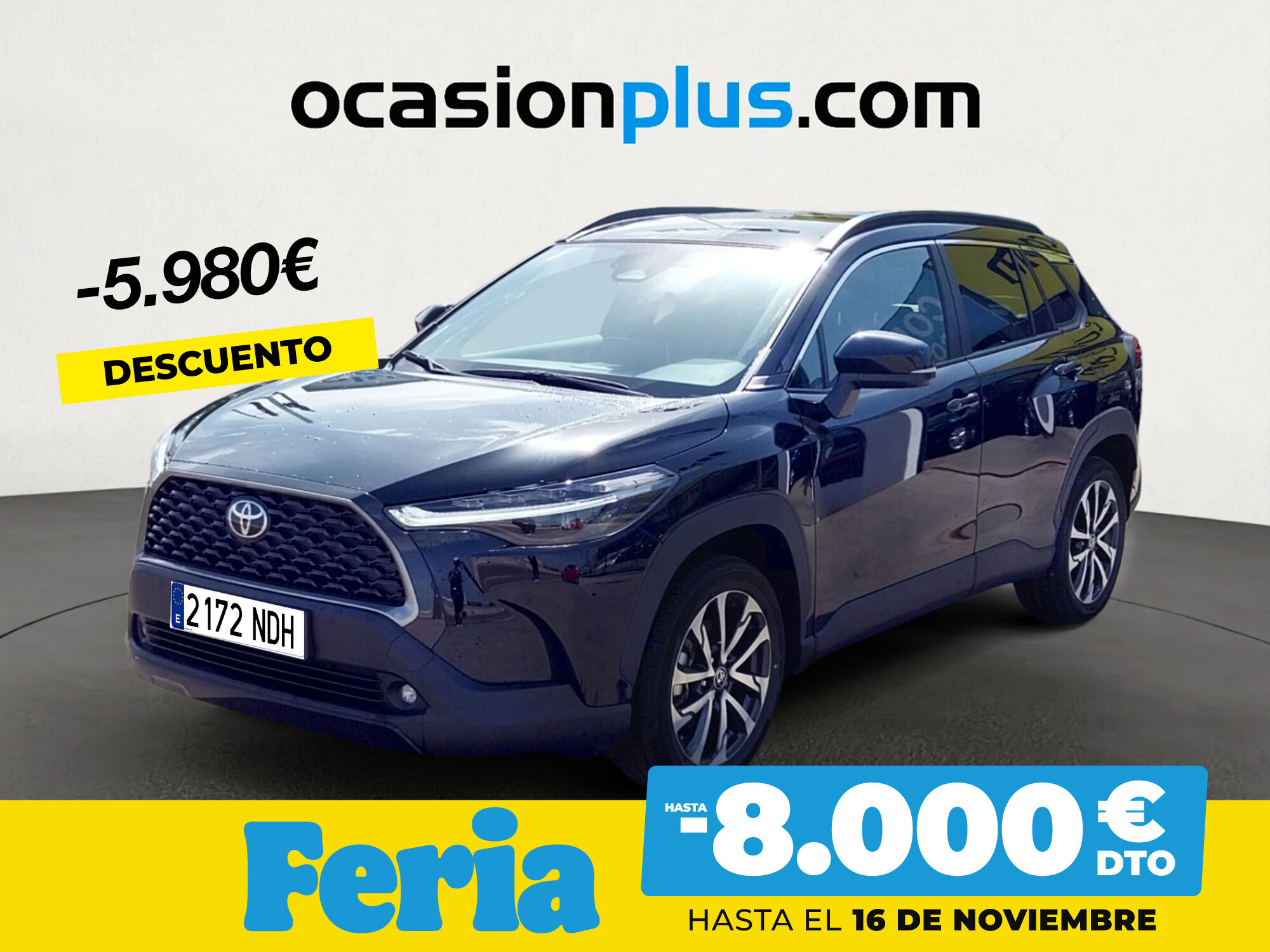 TOYOTA Corolla Cross (2.0l Style Plus 145 kW (197 CV)) en Madrid