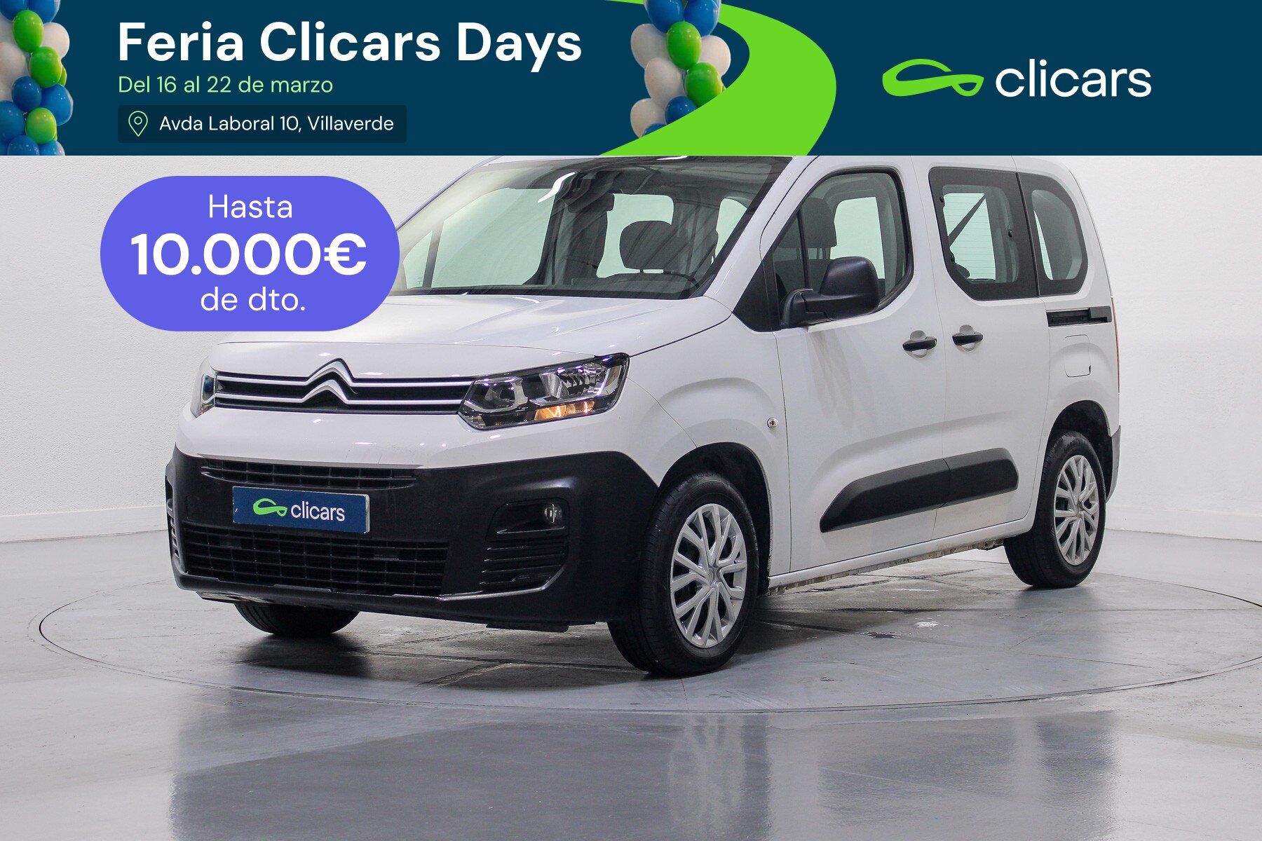 Foto del CITROEN Berlingo BlueHDi S&S Talla M Live Pack 100