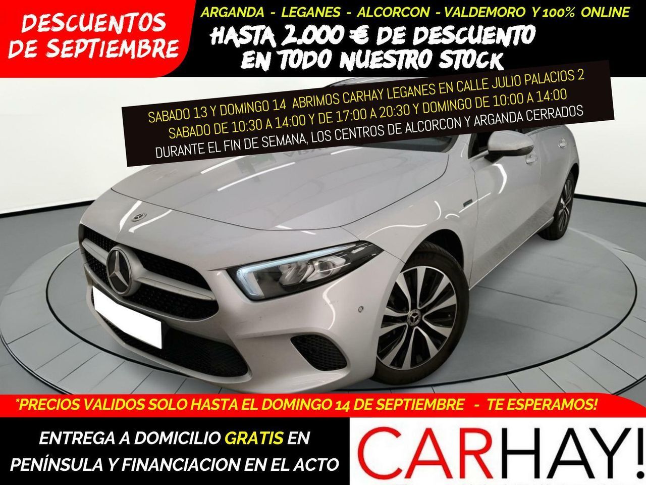 MERCEDES Clase A (250 E BUSINESS LINE 8G-DCT) en Madrid