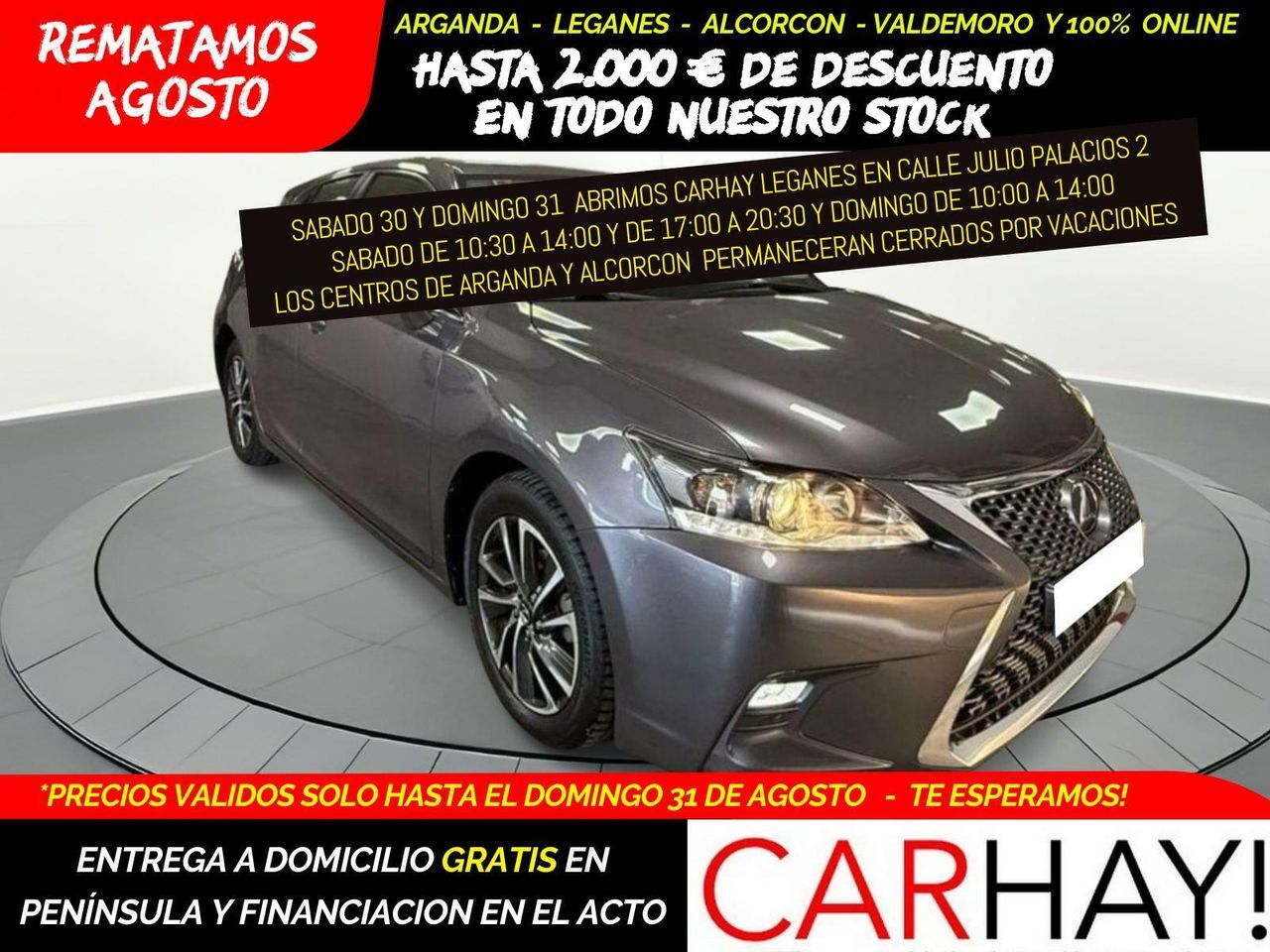 LEXUS CT (200H BUSINESS) en Madrid