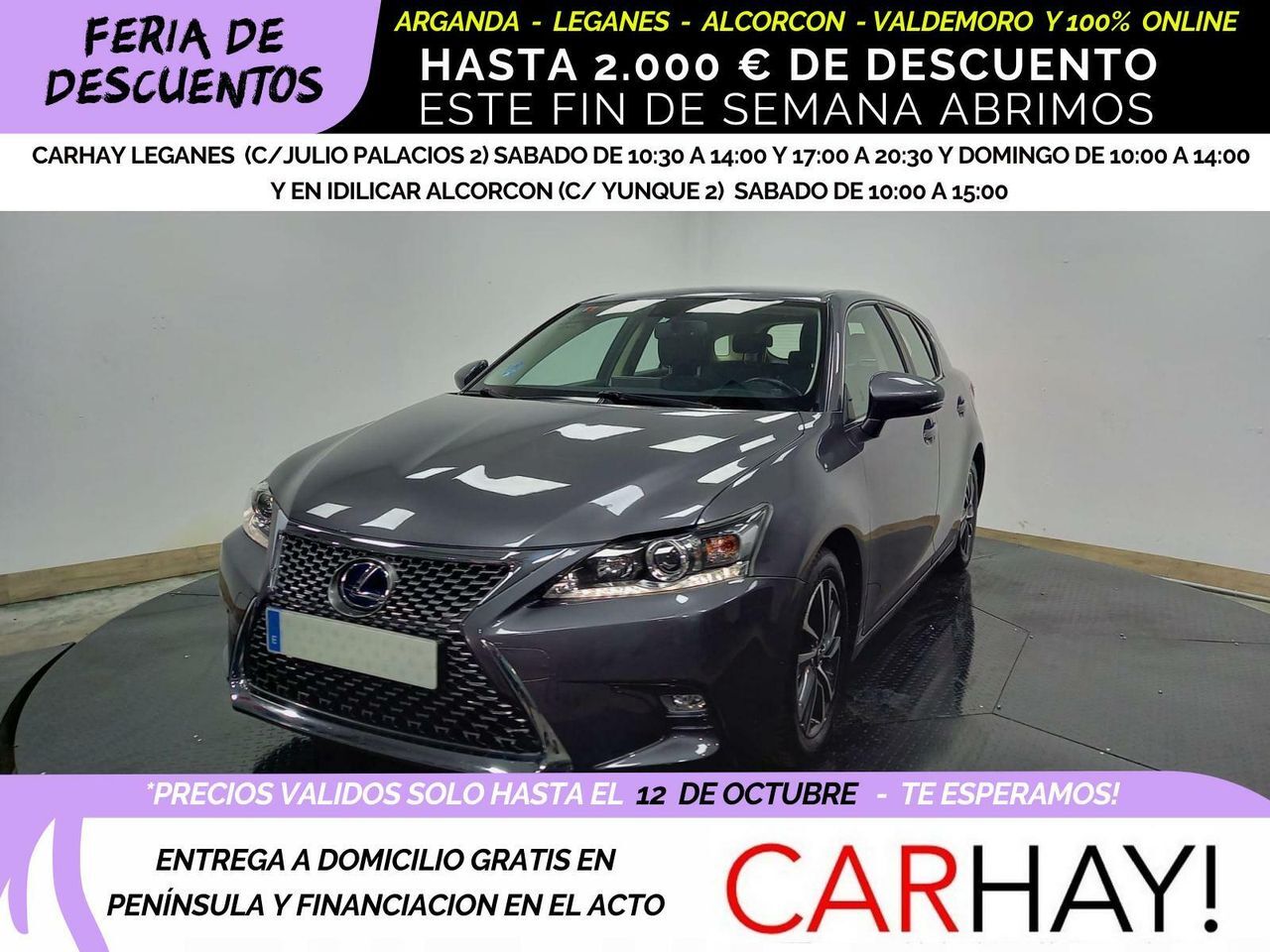 LEXUS CT (200H BUSINESS) en Madrid