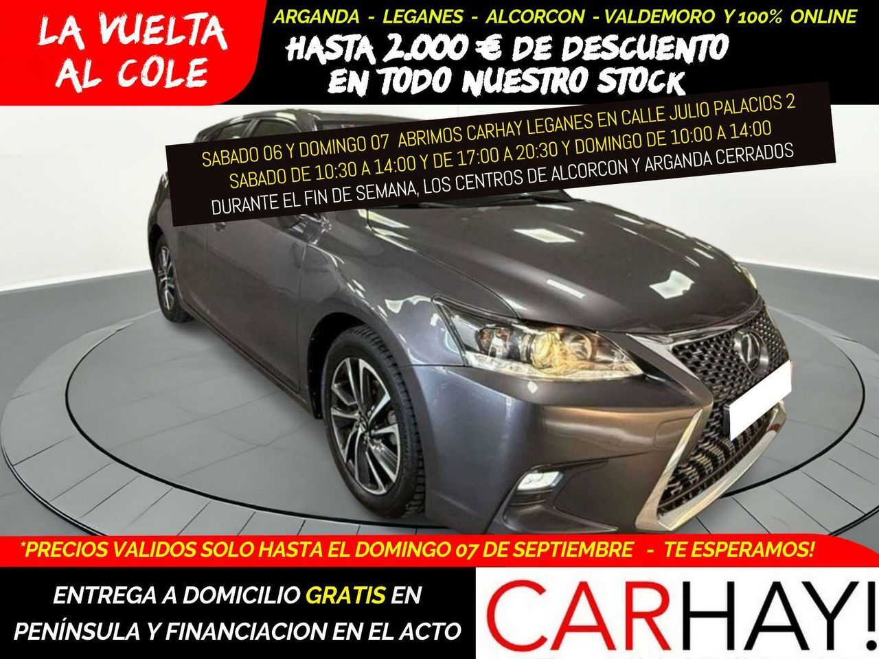 LEXUS CT (200H BUSINESS) en Madrid