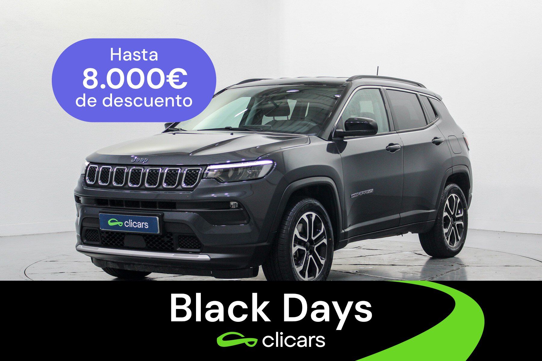 JEEP Compass (Compass 1.3 PHEV Limited EAWD Aut. 190) en Madrid