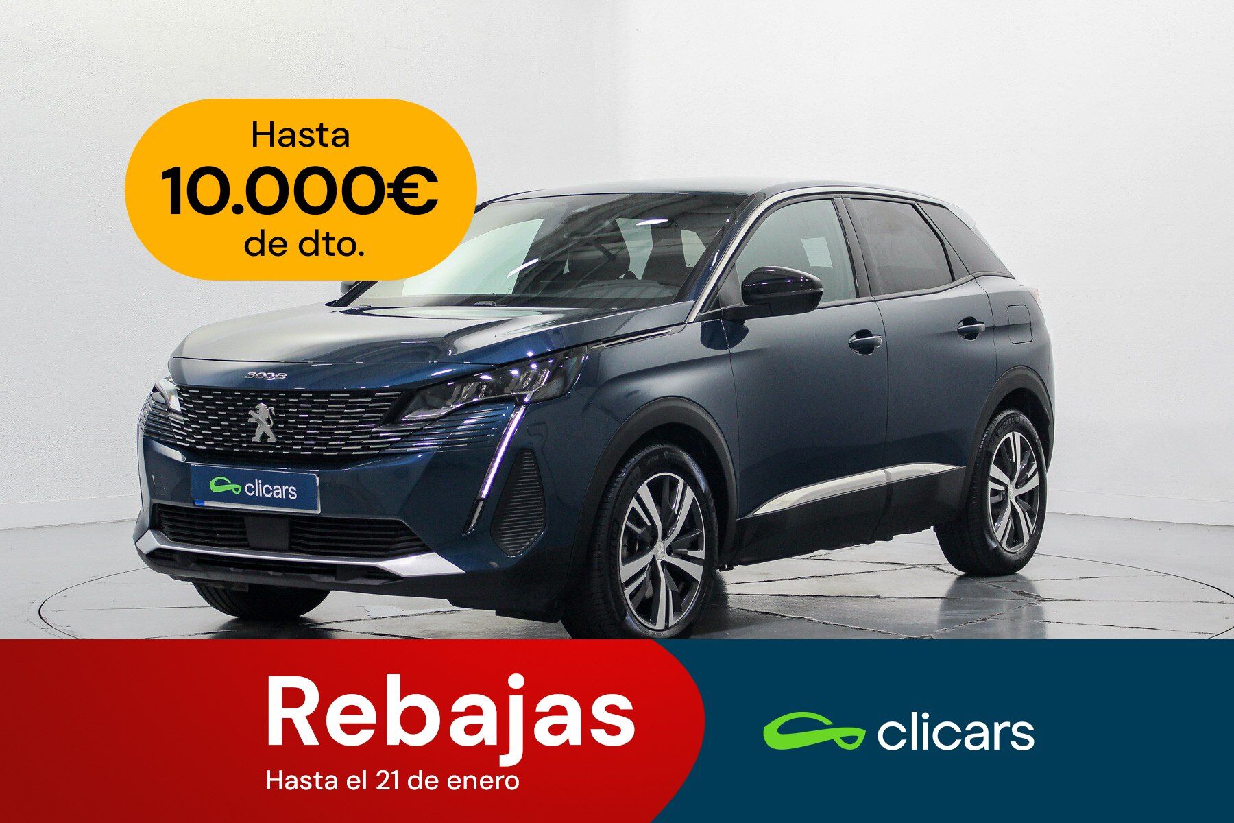 PEUGEOT 3008 (3008 HYB PHEV 180 Allure Pack e-EAT8) en Madrid