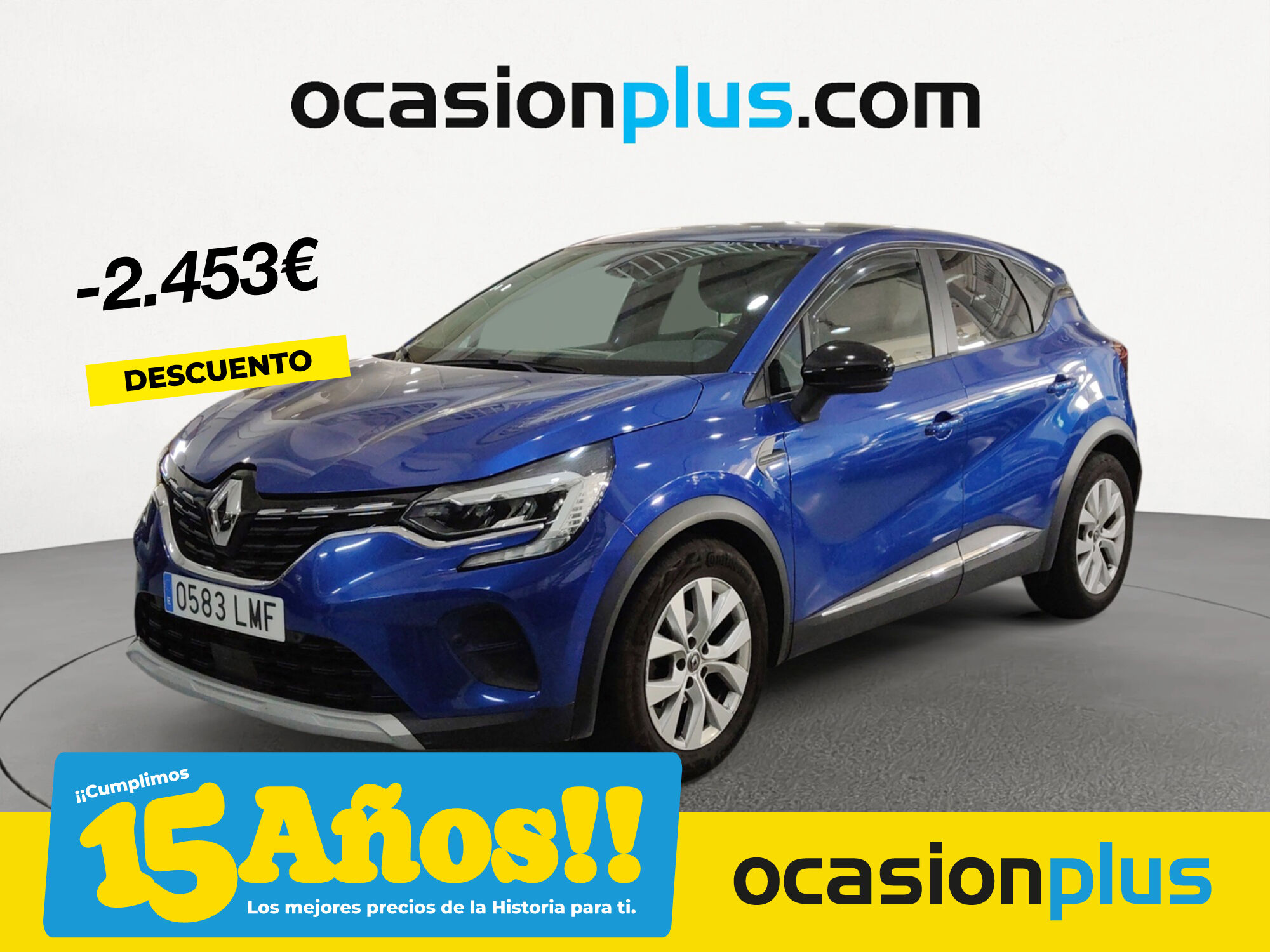RENAULT Captur (Intens TCe 74 kW (100 CV)) en Madrid