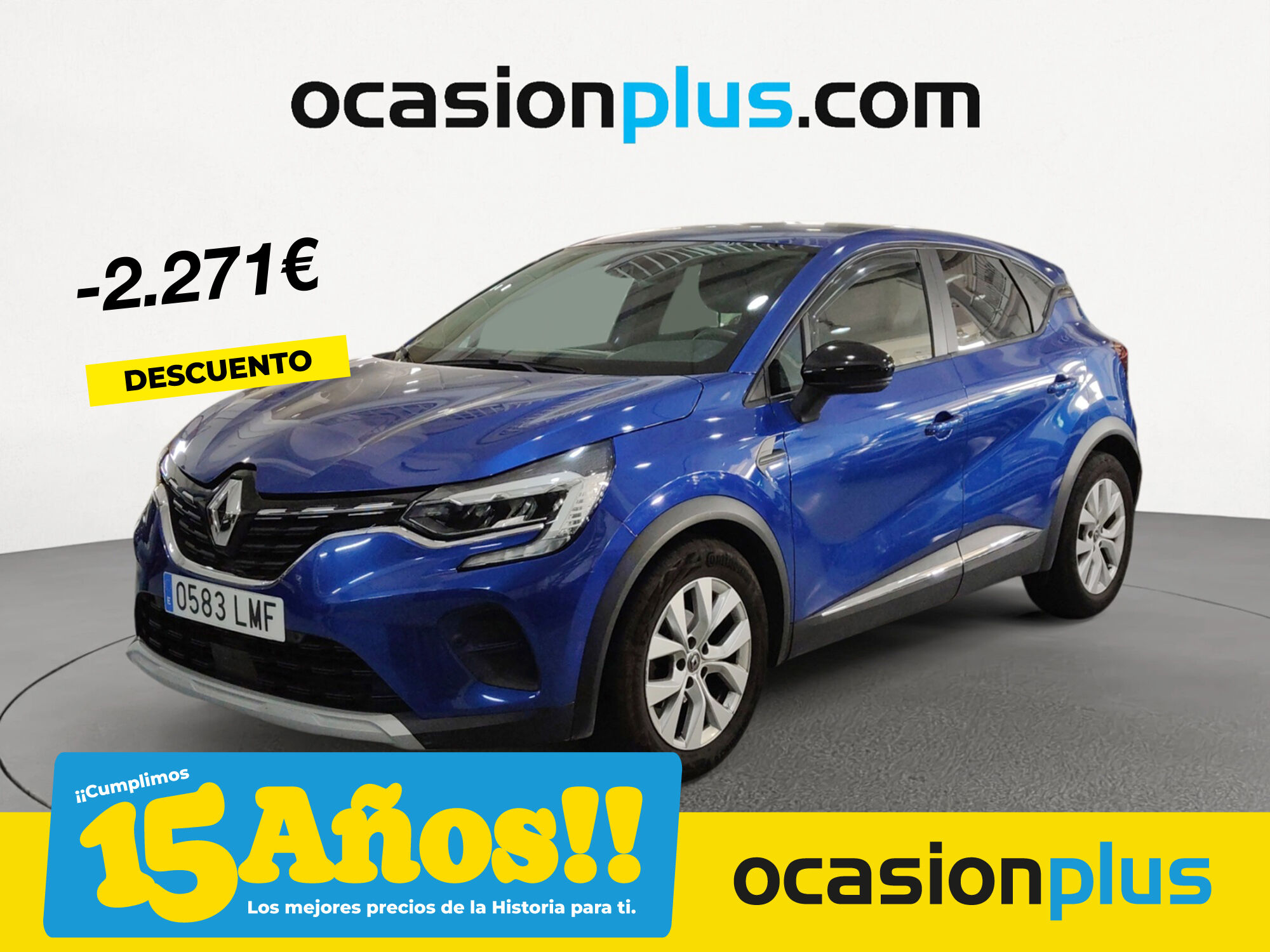 RENAULT Captur (Intens TCe 74 kW (100 CV)) en Madrid