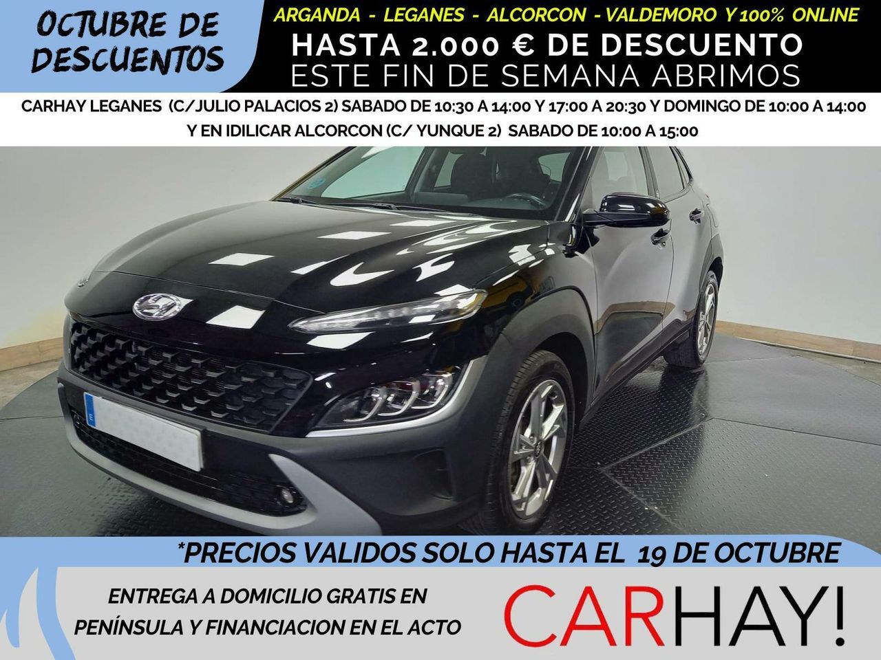 HYUNDAI Kona (1.0T-GDI EDITON 30 120CV) en Madrid