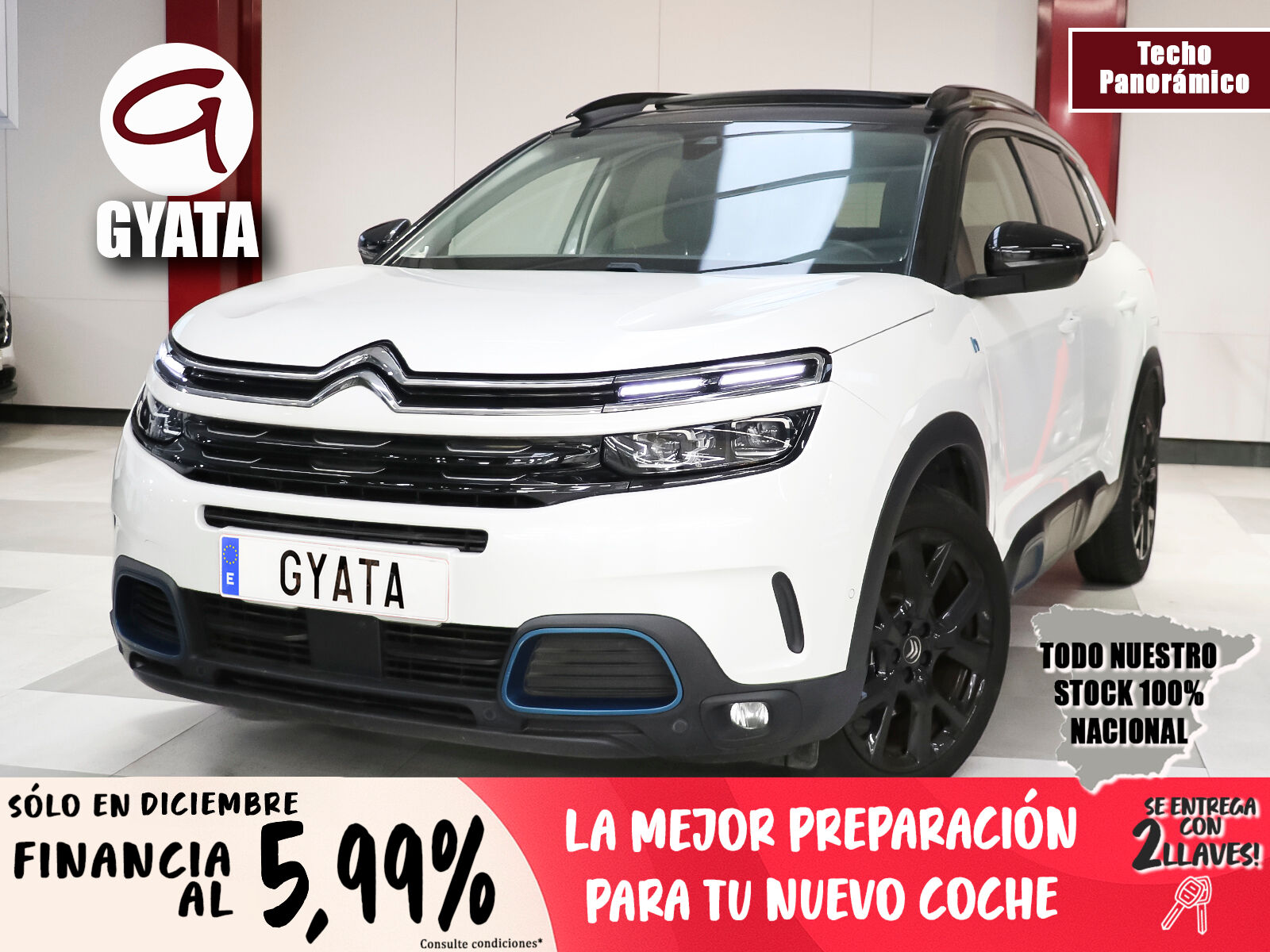 CITROEN C5 Aircross (Hybrid 225 Shine e-EAT8 165 kW (225 CV)) en Madrid