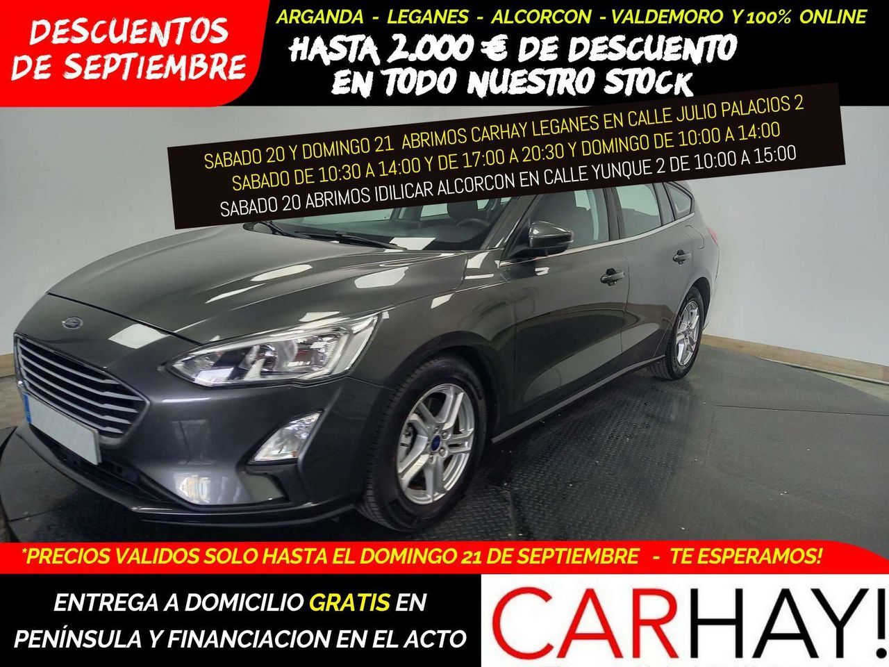 FORD Focus (1.0 EcoBoost Trend Edition Bus. (EU6.2)) en Madrid
