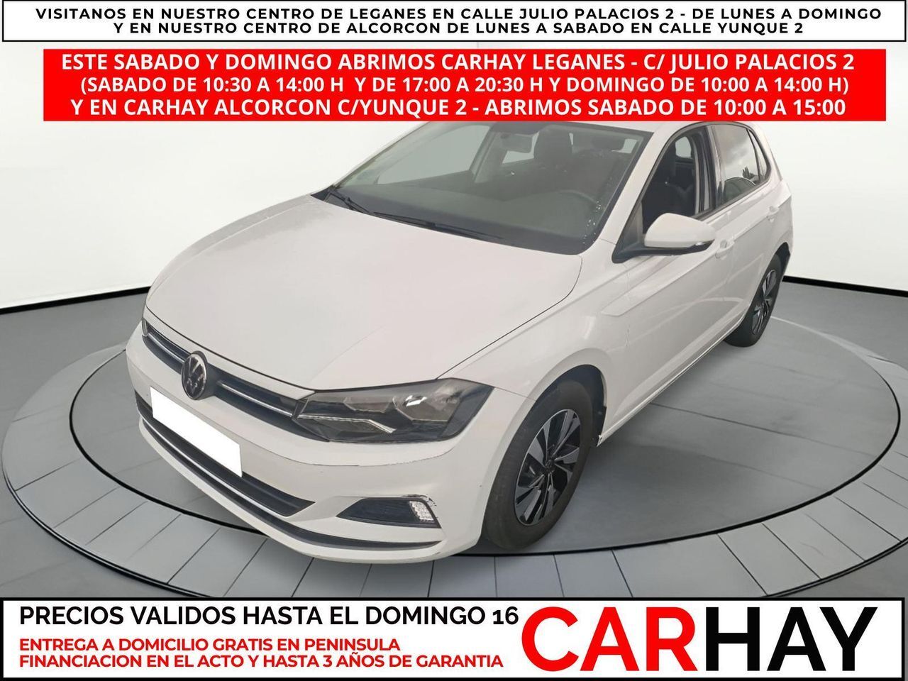 VOLKSWAGEN Polo (ADVANCE 1.0 TSI 70KW (95CV)) en Madrid