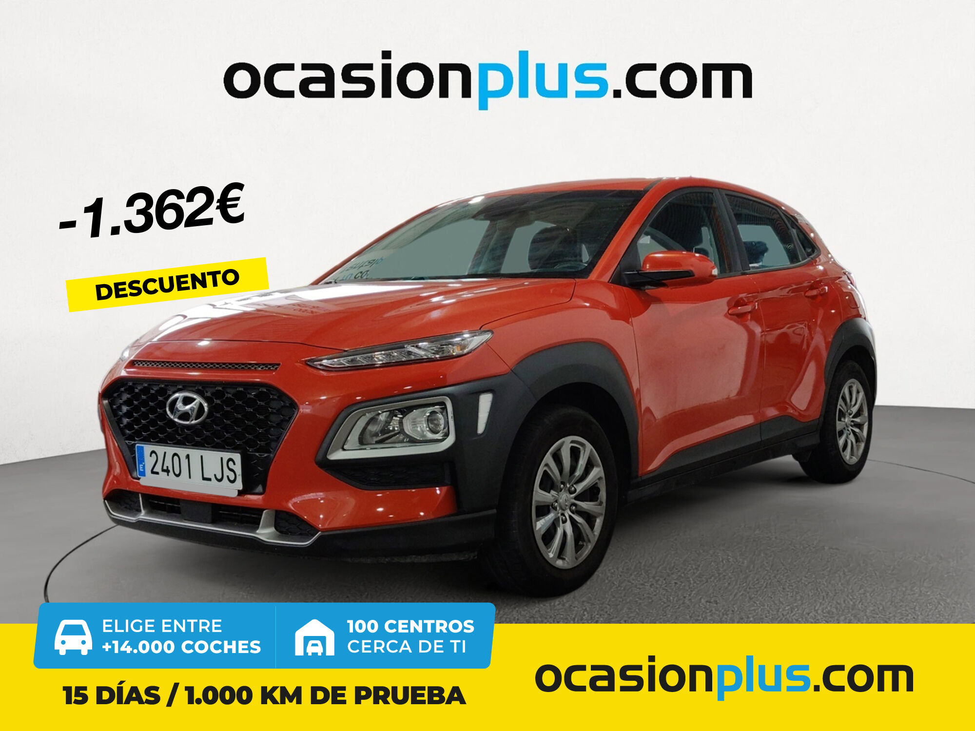 HYUNDAI Kona (1.0 TGDi Essence 4x2 88 kW (120 CV)) en Madrid