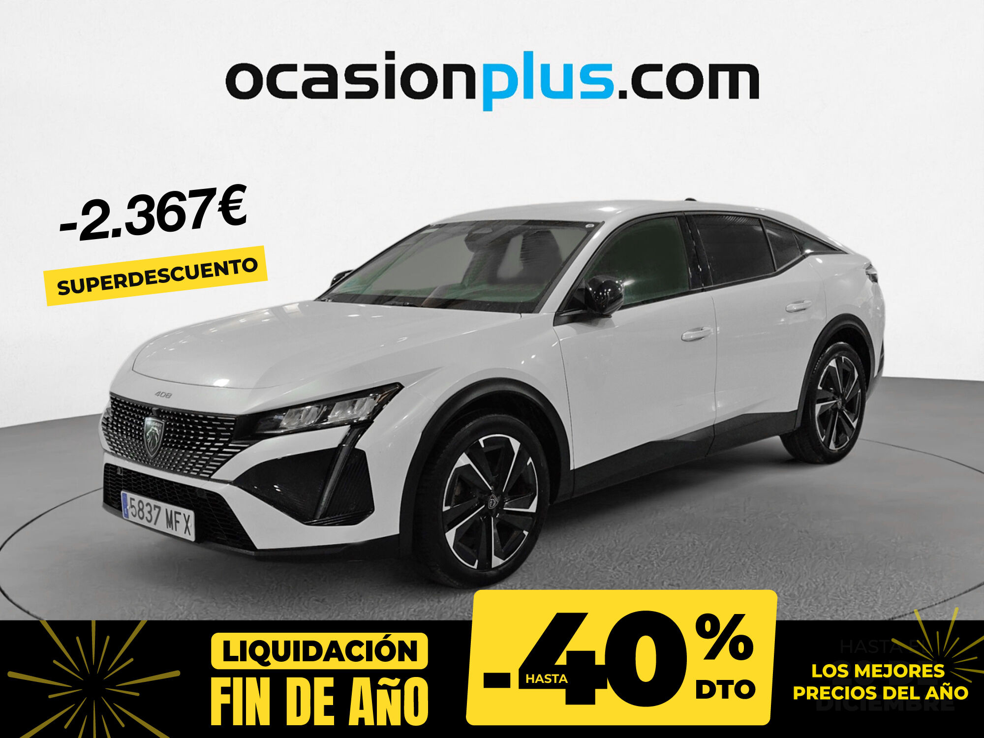 PEUGEOT 408 (Puretech 130 Allure Pack EAT8 96 kW (130 CV)) en Madrid