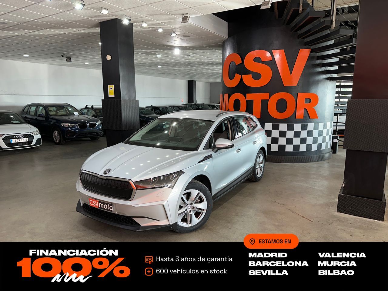 SKODA Enyaq (IV 60 132 kW (180 CV) 60 kWh (58 kwh net) en Madrid