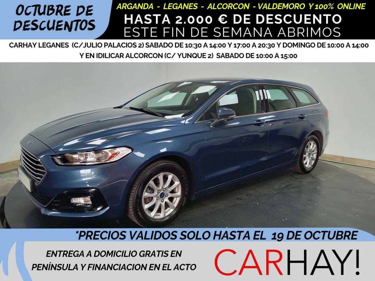FORD Mondeo (2.0 TDCi 110kW PowerShift Trend) en Madrid