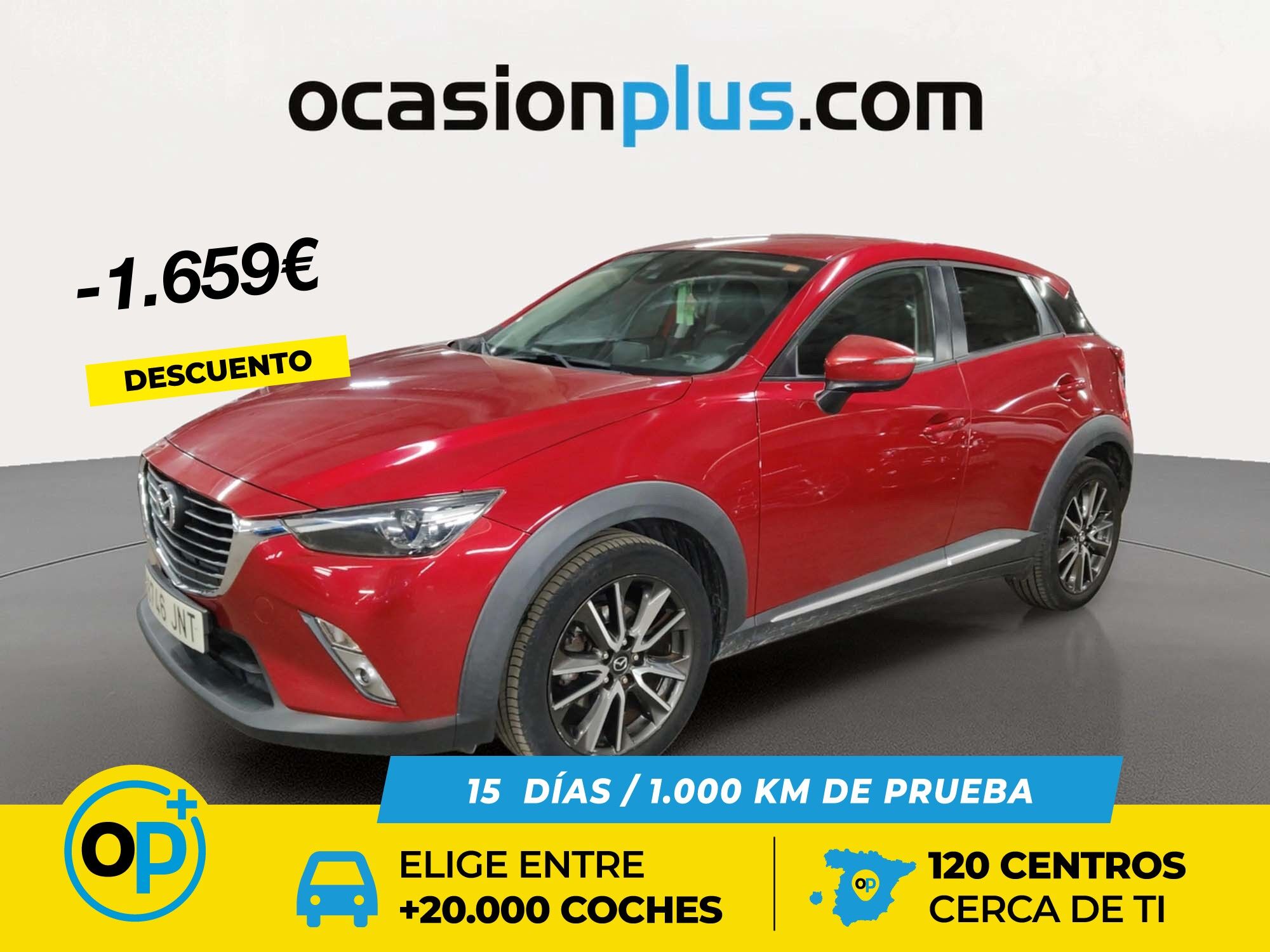 MAZDA CX-3 (1.5 DE SKYACTIV Luxury 2WD 77 kW (105 CV)) en Madrid