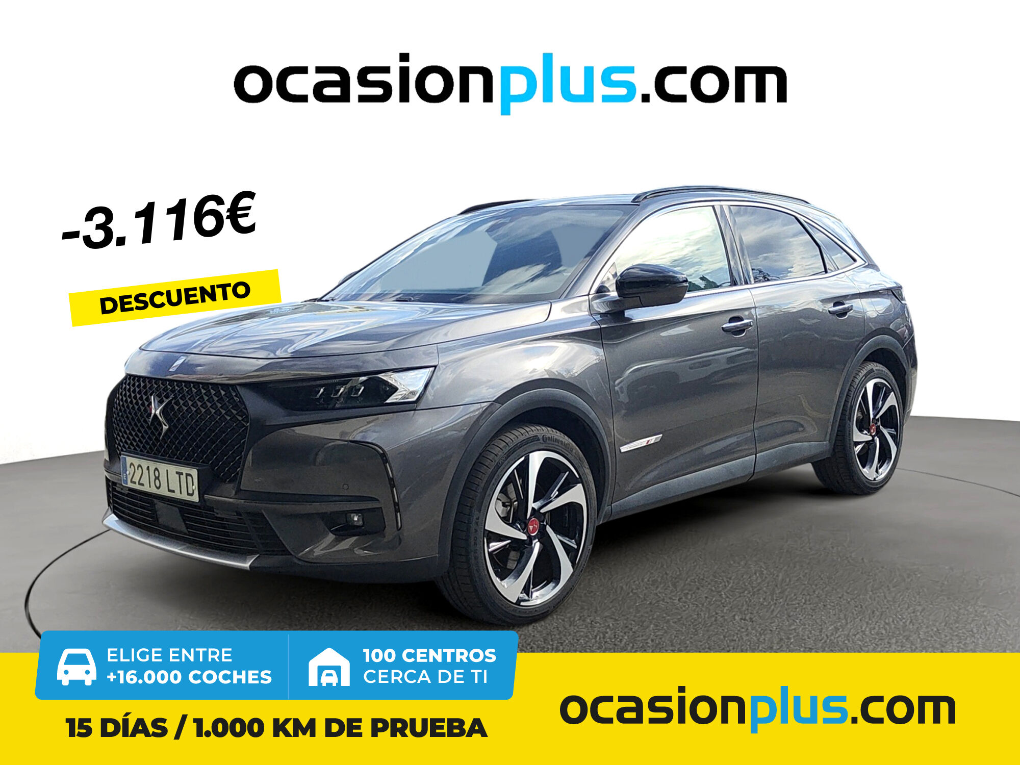 DS DS7 (E-Tense 300 Performance Line+ 4WD Auto 221 kW (300 CV)) en Madrid