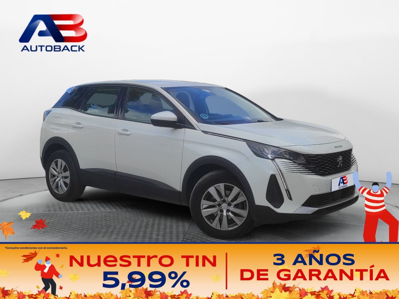 PEUGEOT 3008 (1.5 BlueHDi 96kW (130CV) S&S Active Pack) en Madrid