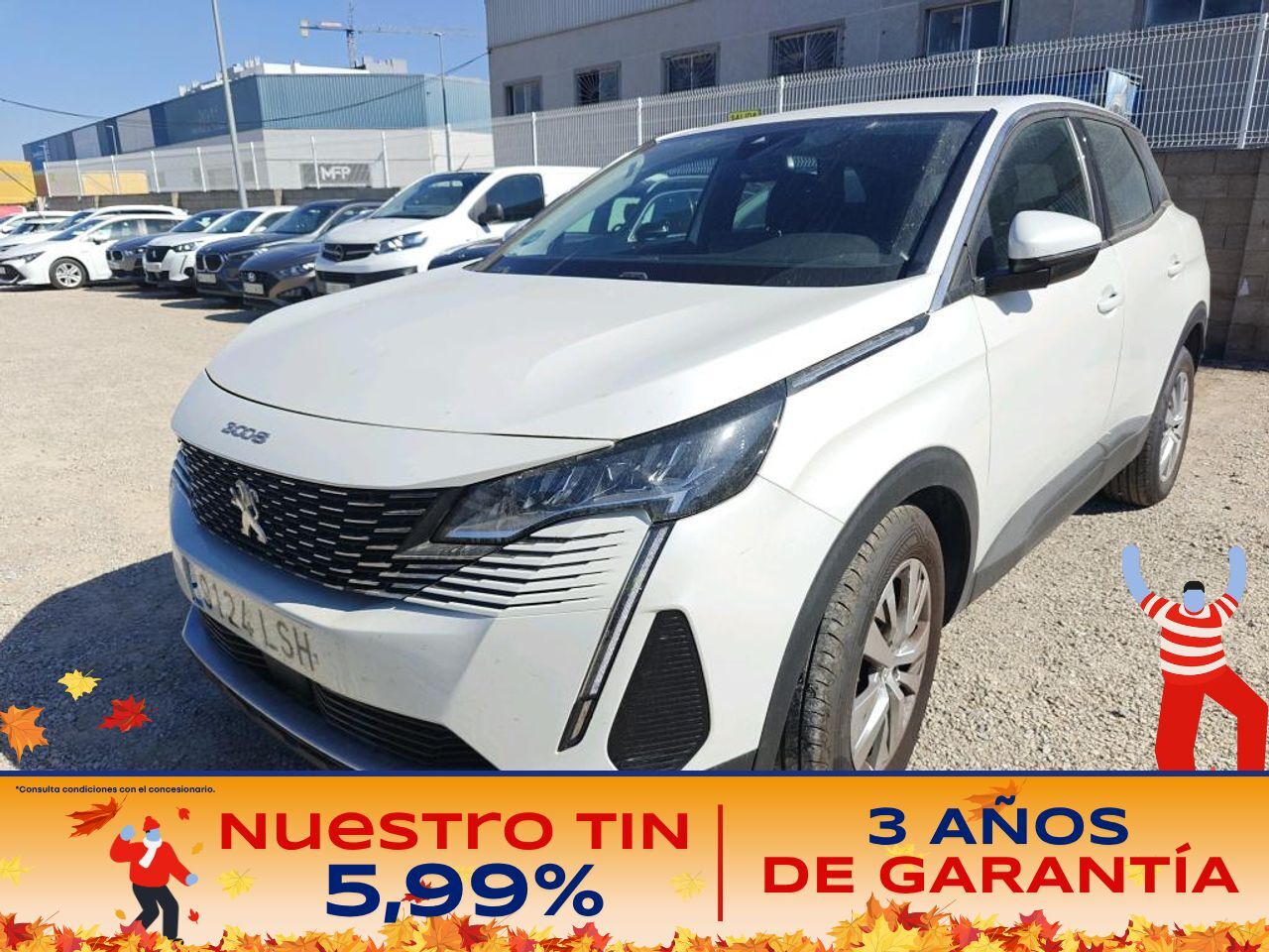 PEUGEOT 3008 (1.5 BlueHDi 96kW (130CV) S&S Active Pack) en Madrid