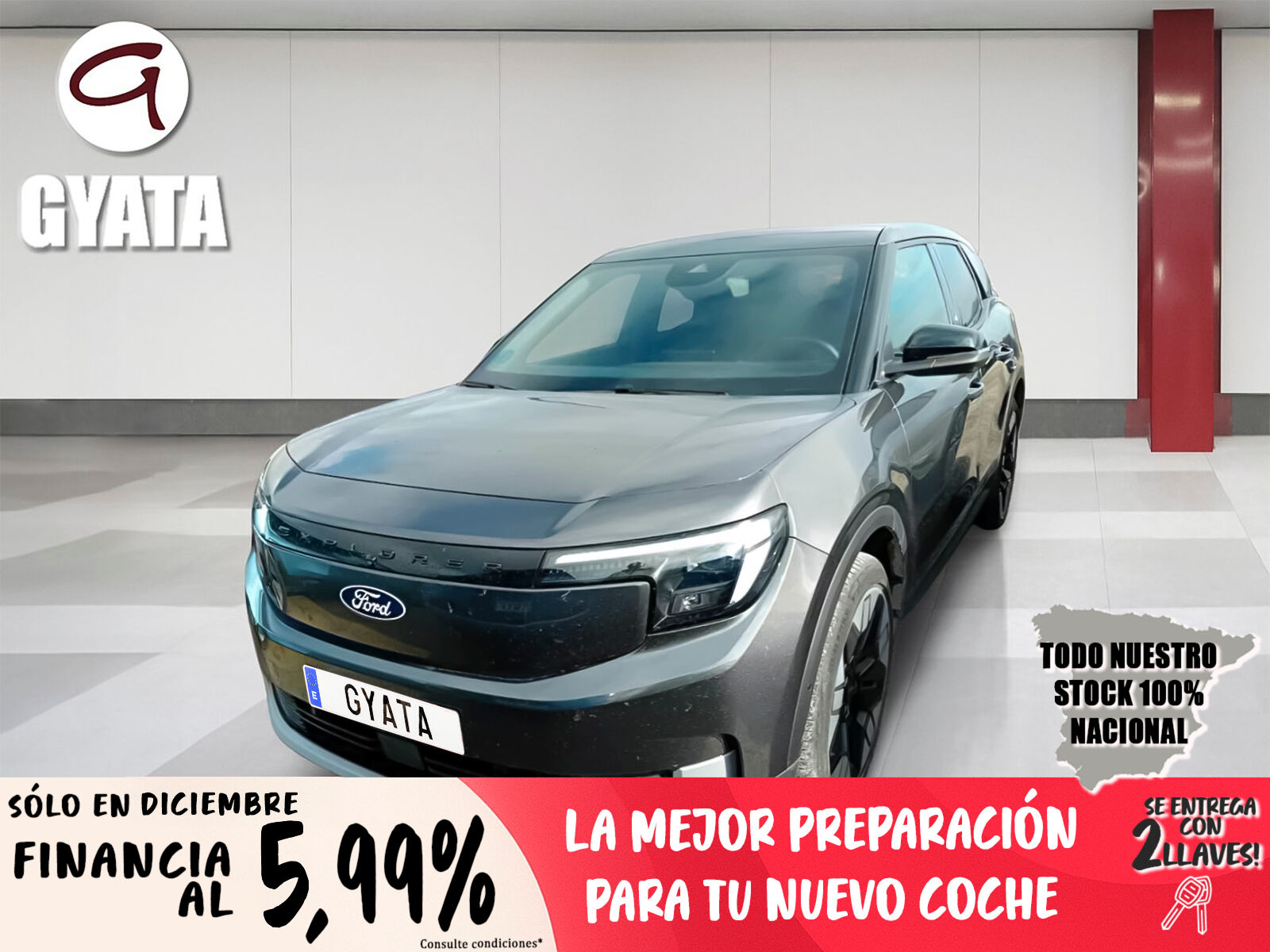 FORD Explorer (CX740S Premium R. Ext. AWD 78kWh 250 kW (340 CV)) en Madrid
