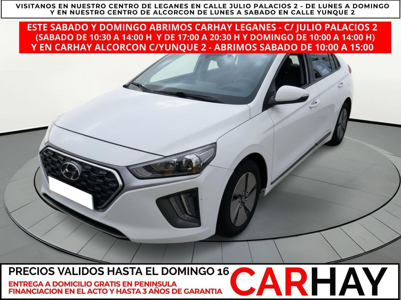 HYUNDAI Ioniq (1.6 GDI HEV Klass DCT) en Madrid