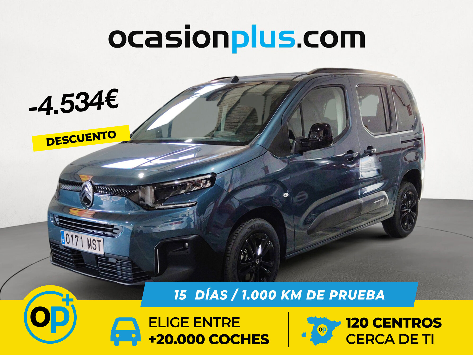 CITROEN Berlingo (BlueHDi 100 S&S Plus Talla M 75 kW (102 CV)) en Madrid
