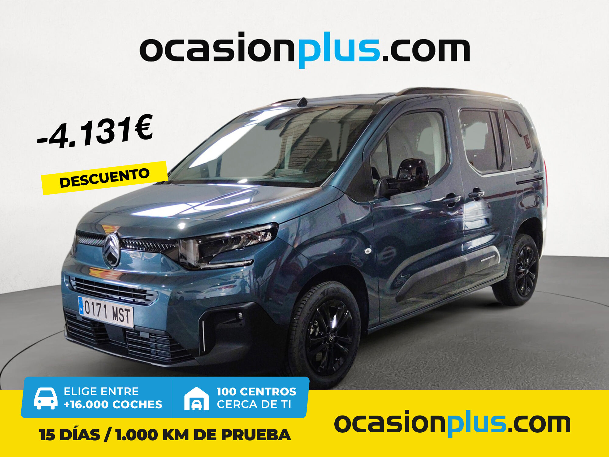 CITROEN Berlingo (BlueHDi 100 S&S Plus Talla M 75 kW (102 CV)) en Madrid