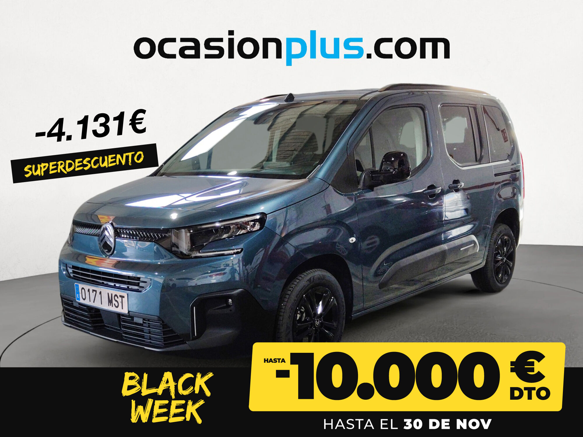 CITROEN Berlingo (BlueHDi 100 S&S Plus Talla M 75 kW (102 CV)) en Madrid