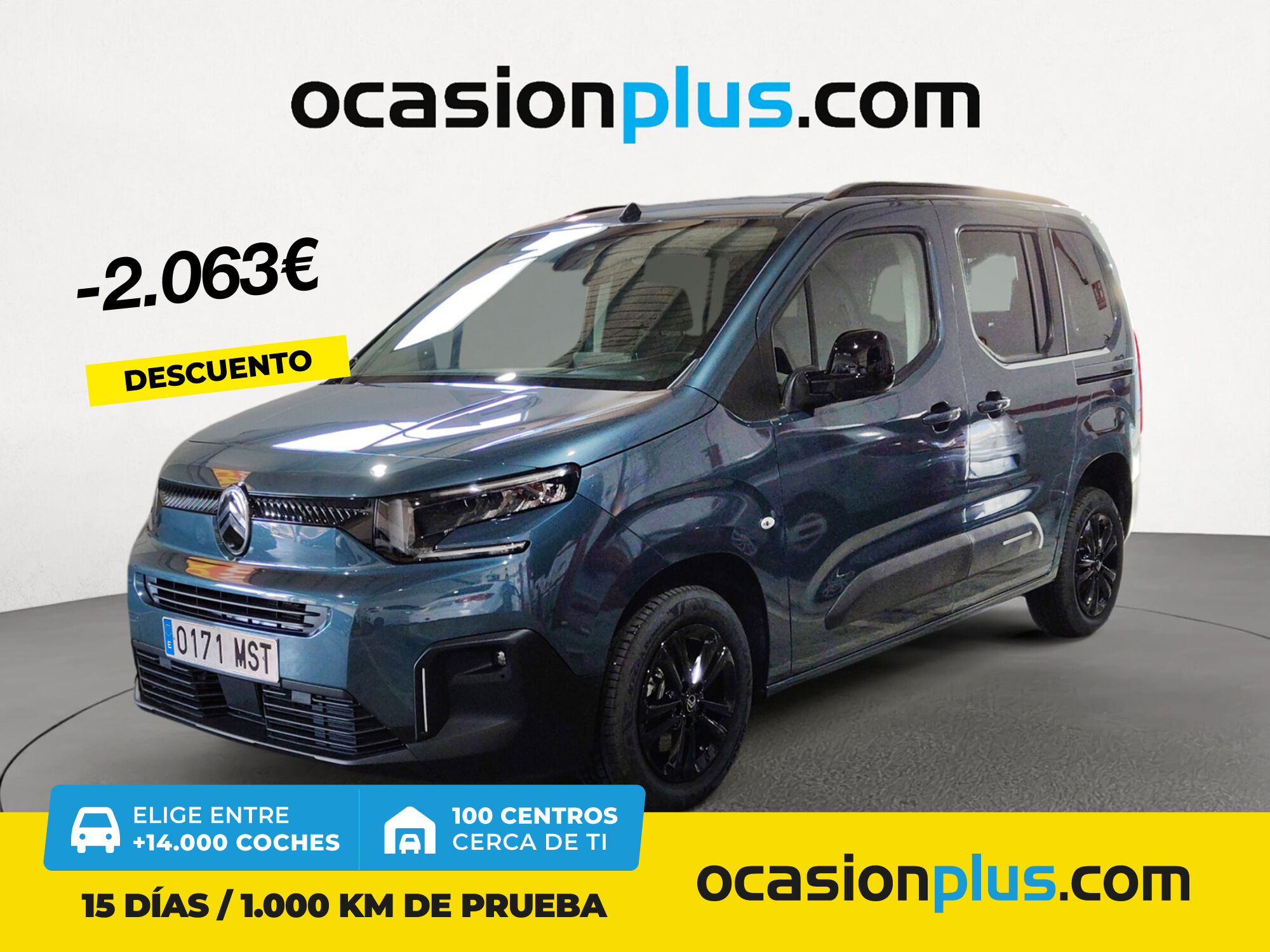 CITROEN Berlingo (BlueHDi 100 S&S Plus Talla M 75 kW (102 CV)) en Madrid