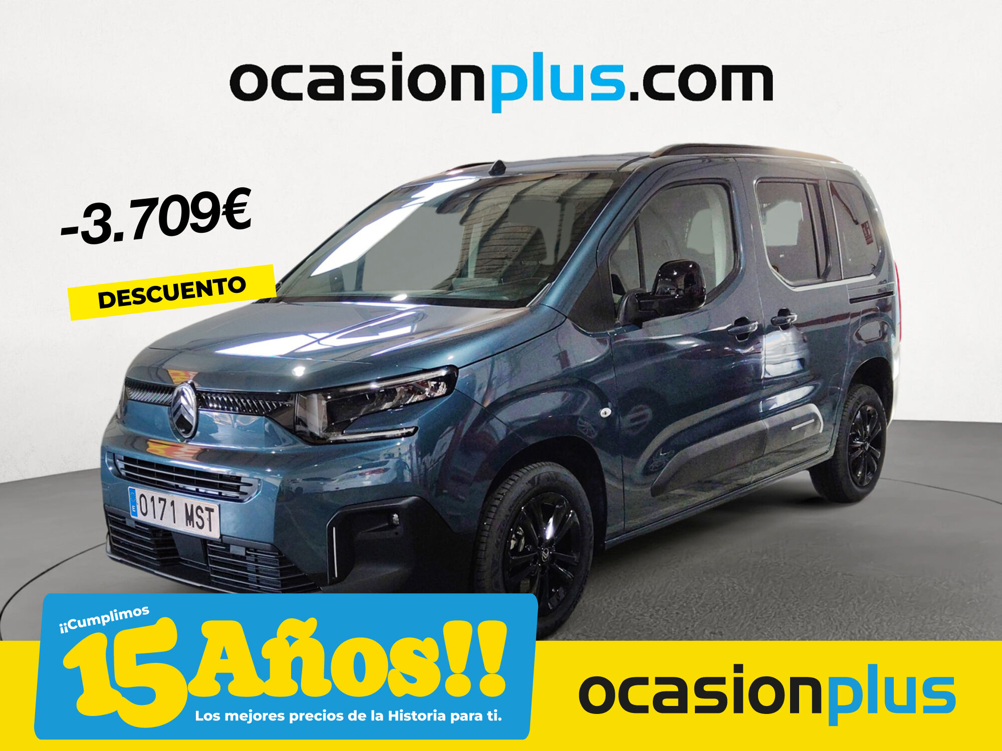 CITROEN Berlingo (BlueHDi 100 S&S Plus Talla M 75 kW (102 CV)) en Madrid