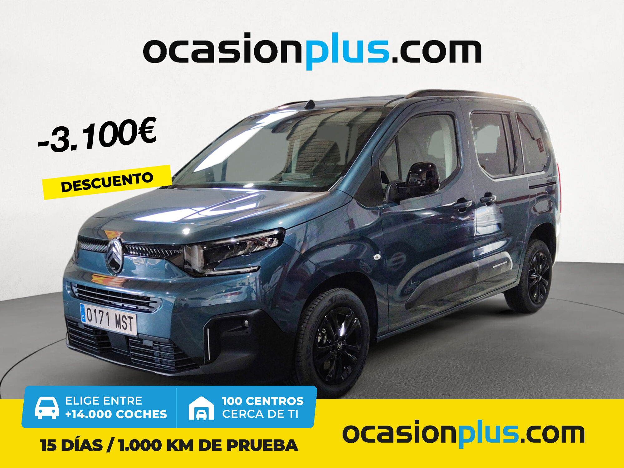 CITROEN Berlingo (BlueHDi 100 S&S Plus Talla M 75 kW (102 CV)) en Madrid