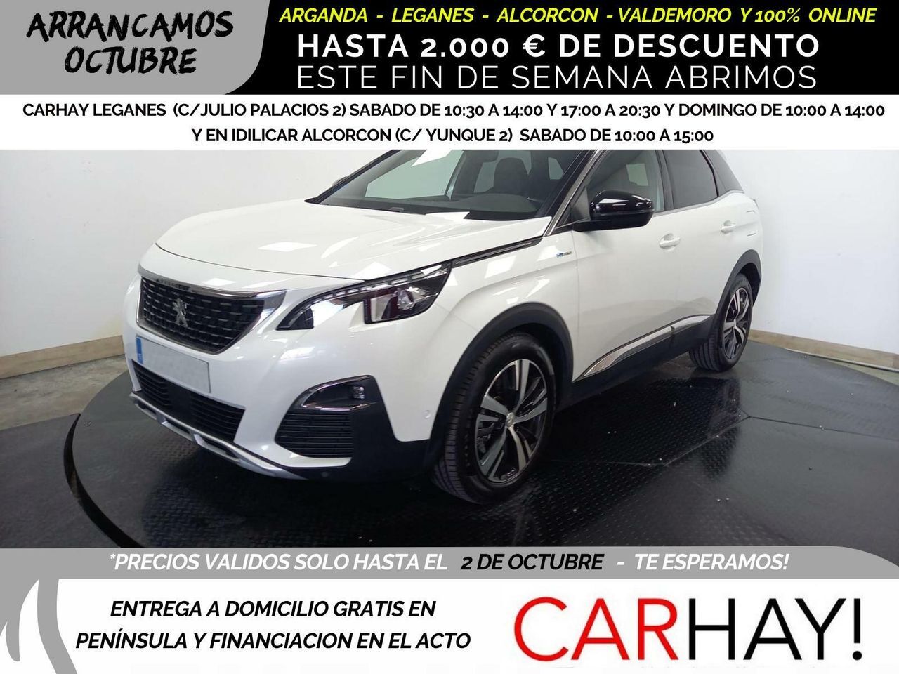 PEUGEOT 3008 (HYBRID 225 E-EAT8 GT LINE) en Madrid