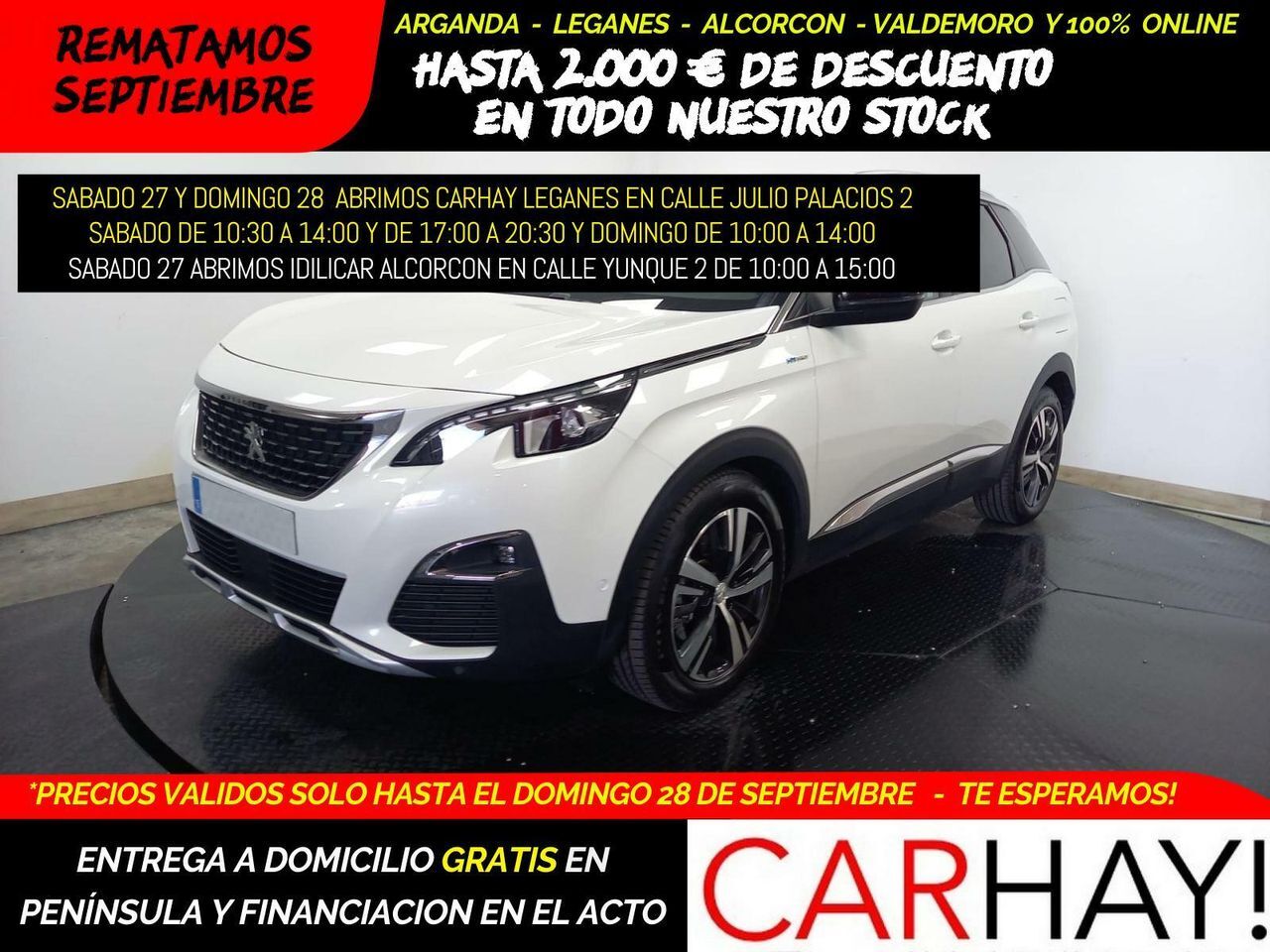 PEUGEOT 3008 (HYBRID 225 E-EAT8 GT LINE) en Madrid