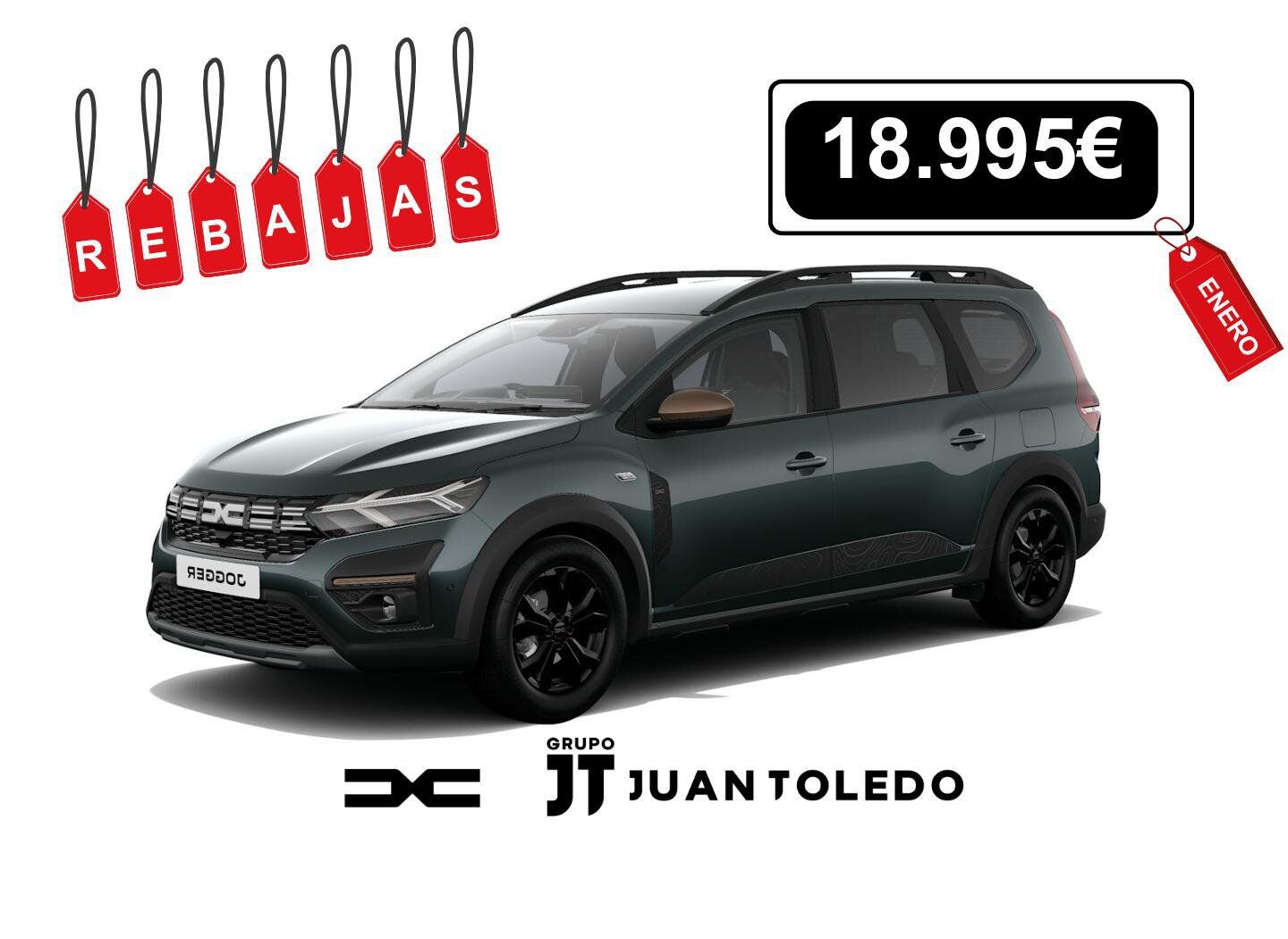 DACIA Jogger (100cv ECO-G Extreme Go 5 plazas) en Palmas, Las